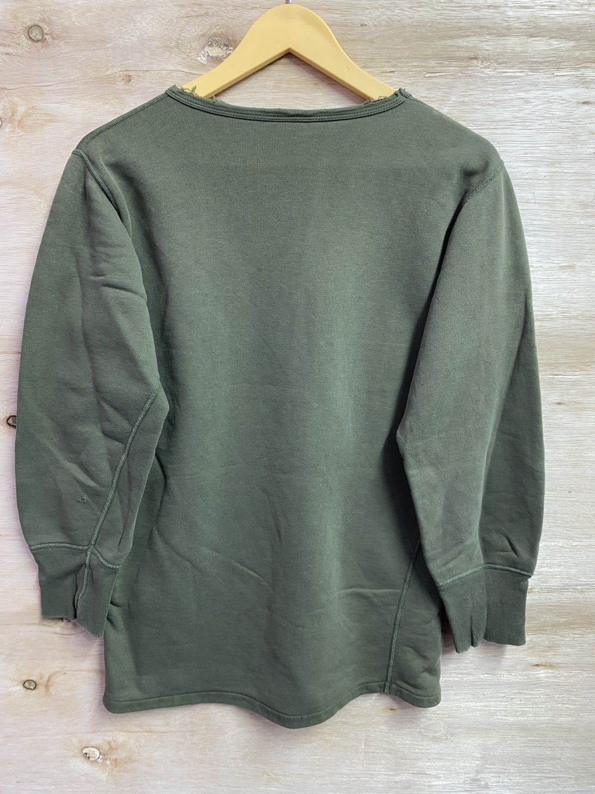 Vintage vintage French military wool blend sweater Size US L / EU 52-54 / 3 - 6 Thumbnail