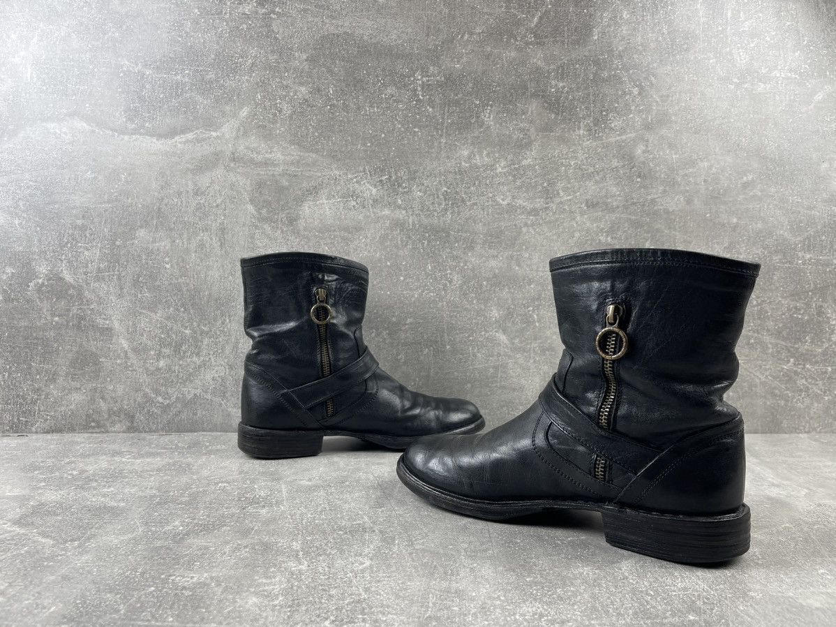 Fiorentini + Baker × Vintage Fiorenti + Baker Avant Garde Leather Lace Brown Hight Boots Size US 8 / IT 38 - 5 Thumbnail