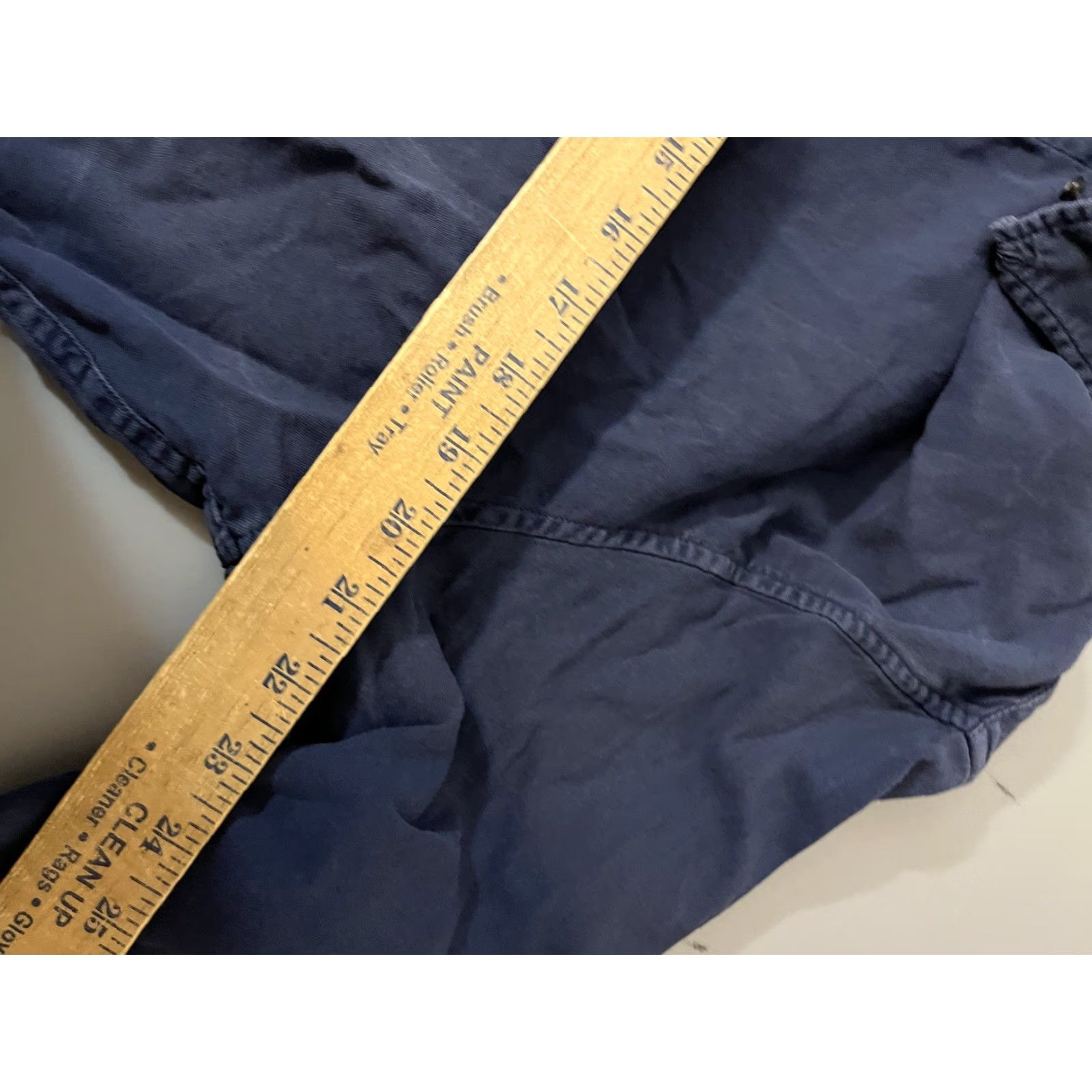 Abercrombie & Fitch Abercrombie & Fitch Mens XL Navy Long Sleeve Button-Down Cotton Viscose Shirt Size US XL / EU 56 / 4 - 6 Thumbnail