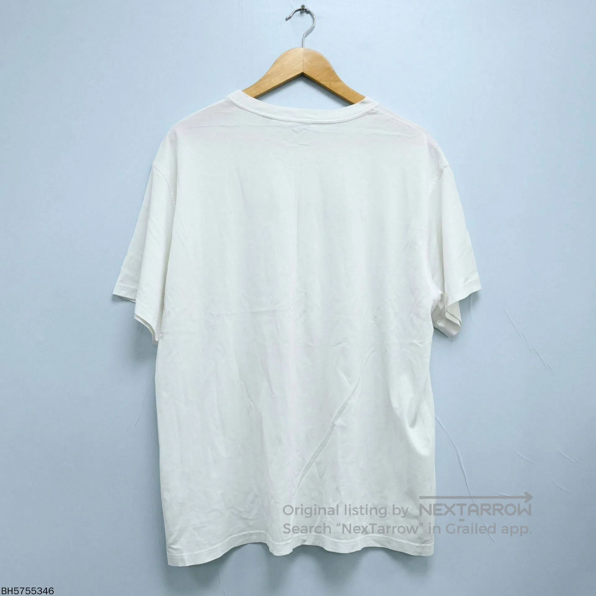Burberry white burberry logo print short sleeve t-shirt. Size US L / EU 52-54 / 3 - 2 Thumbnail