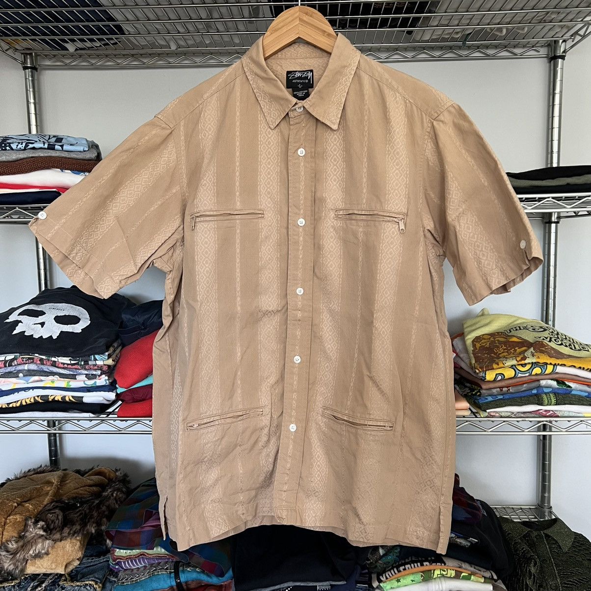 2000s Stussy Guayabera Shirt