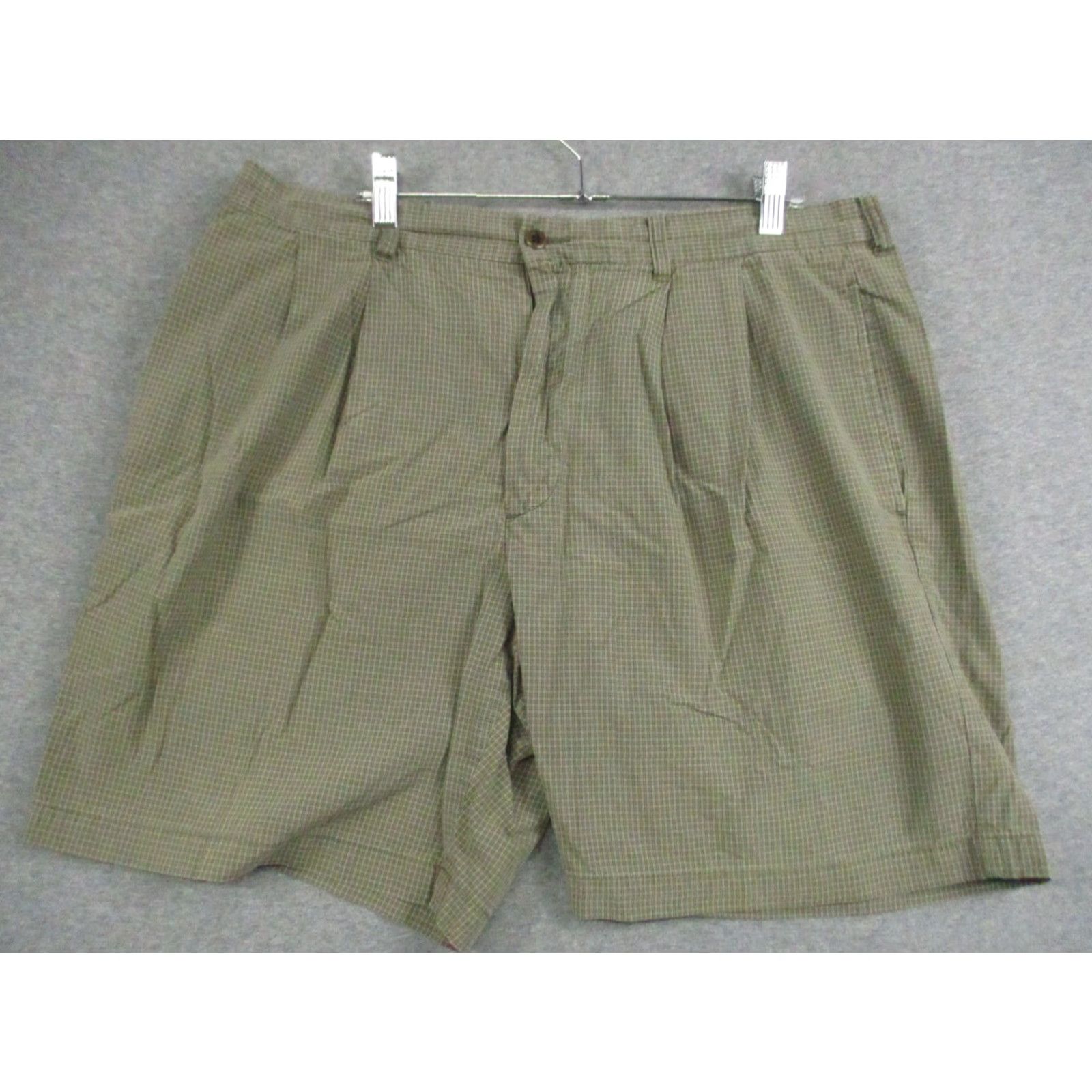 Brooks Brothers Brooks Brothers Shorts 38 Mens Chino Cotton Beige Brown Check Plaid Logo Casual Regular Fit Summer Fall Spring Vintage: No Mens Size US 38 / EU 54 - 2 Thumbnail