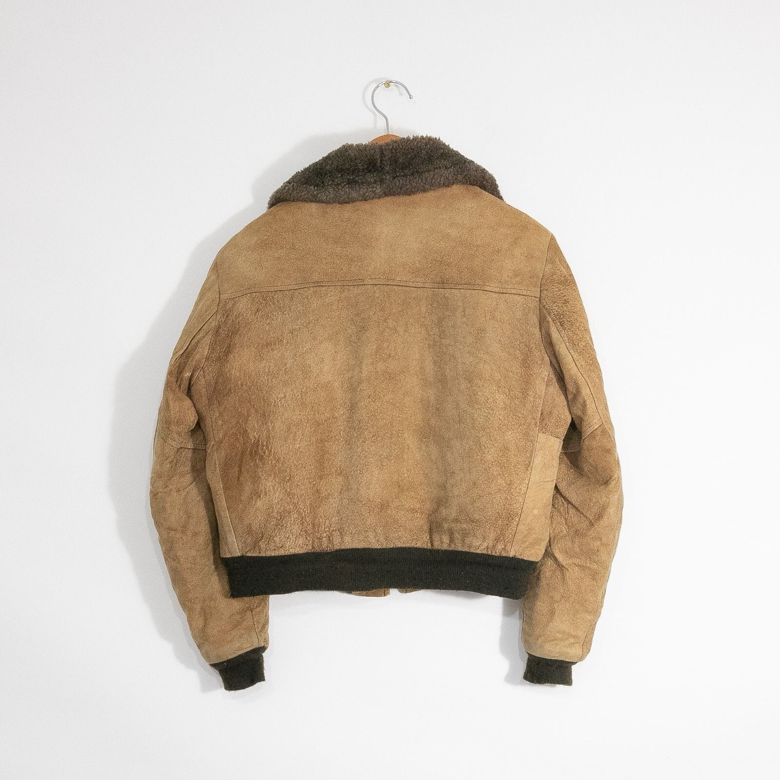 Cooper × Vintage Vintage Cooper Sheraling Zip Up Bomber Jacket Mens 42 Suede Size US M / EU 48-50 / 2 - 9 Thumbnail