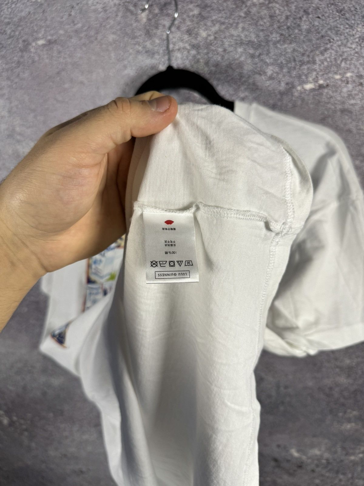 Designer × Japanese Brand × Vintage Lulu Guinness Cartoon Printed White T Shirt Oldmoney Size L / US 10 / IT 46 - 8 Thumbnail