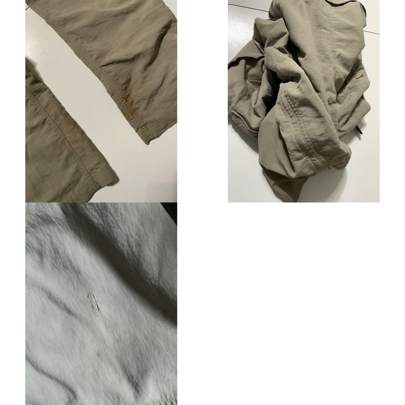 The North Face VINTAGE The North Face 2 In 1 Cargo Bel ted Khaki Hiking Pants Shorts Sz. S Men Cargo Hiking Pants Shorts Beige Belted 90s Mens Size US 29 - 9 Thumbnail
