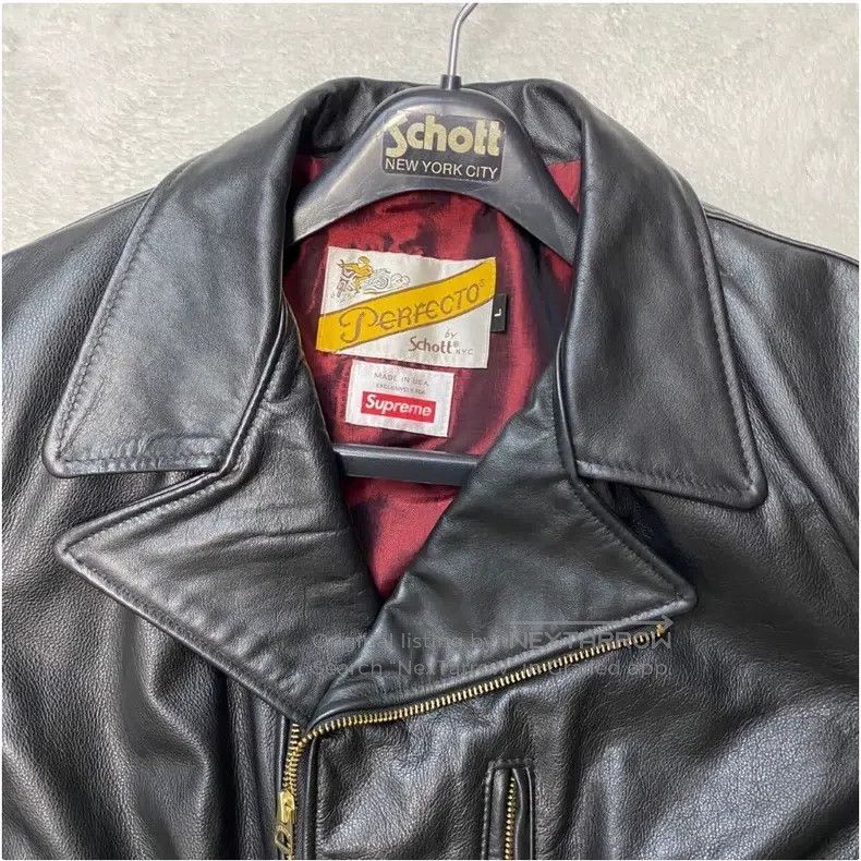 Schott Schott Co-branded black biker jacket Size US L / EU 52-54 / 3 - 3 Thumbnail