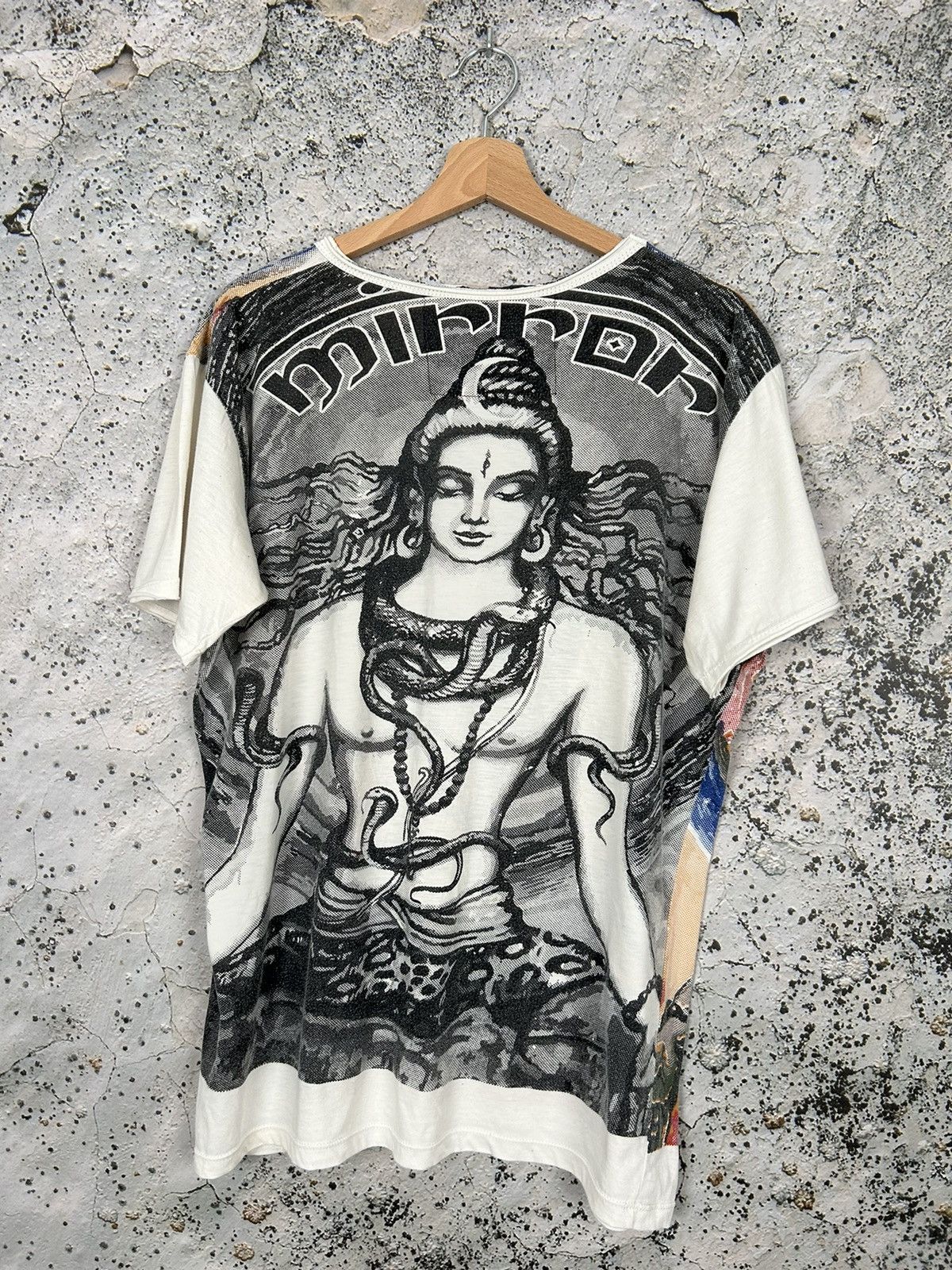 Band Tees Vintage Buddha 90s Graphic Tee Avant-garde Alternative AOP Size US L / EU 52-54 / 3 - 4 Thumbnail