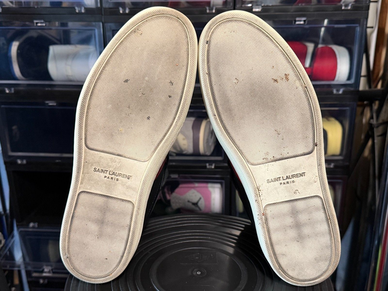 Yves Saint Laurent YSL COURT CLASSIC SL/10H LEATHER SNEAKERS SIZE 43 Size US 9.5 / EU 42-43 - 14 Thumbnail
