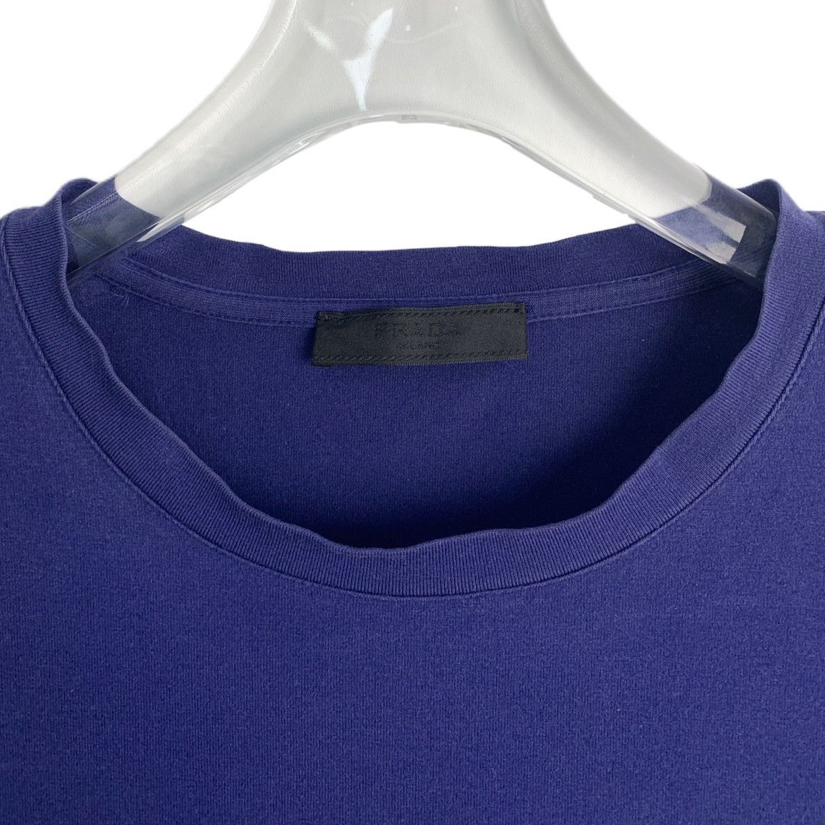 Prada Prada Pocket Red Label Cotton T-Shirt Navy (L) Size US L / EU 52-54 / 3 - 4 Thumbnail