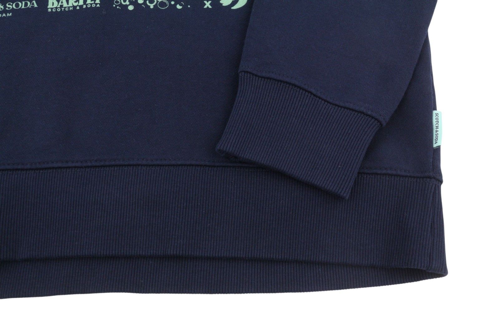 Scotch & Soda M Dark Blue Crew Neck Sweatshirt 88548 Size US M / EU 48-50 / 2 - 5 Thumbnail