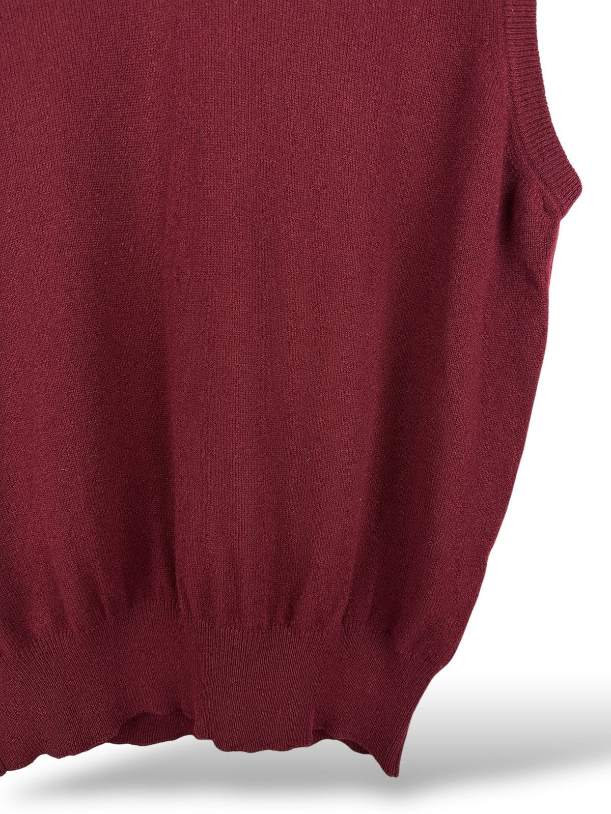 Gran Sasso Vintage Gran Sasso Merino Ultrafine Cashmere Vest V-Neck Size US M / EU 48-50 / 2 - 6 Thumbnail
