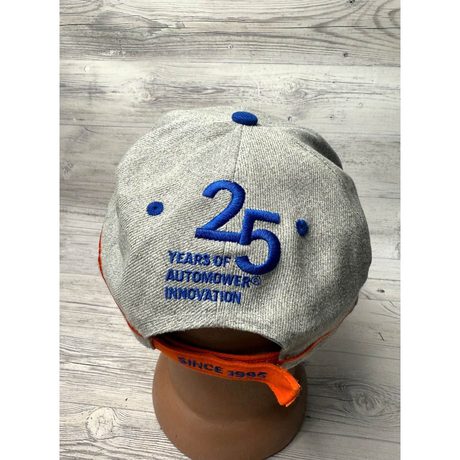 Vintage Husqvarna 25 years anniversary automower innovation limited edition rare cap Baseball Cap Men One Size Gray Mens Size ONE SIZE - 6 Thumbnail