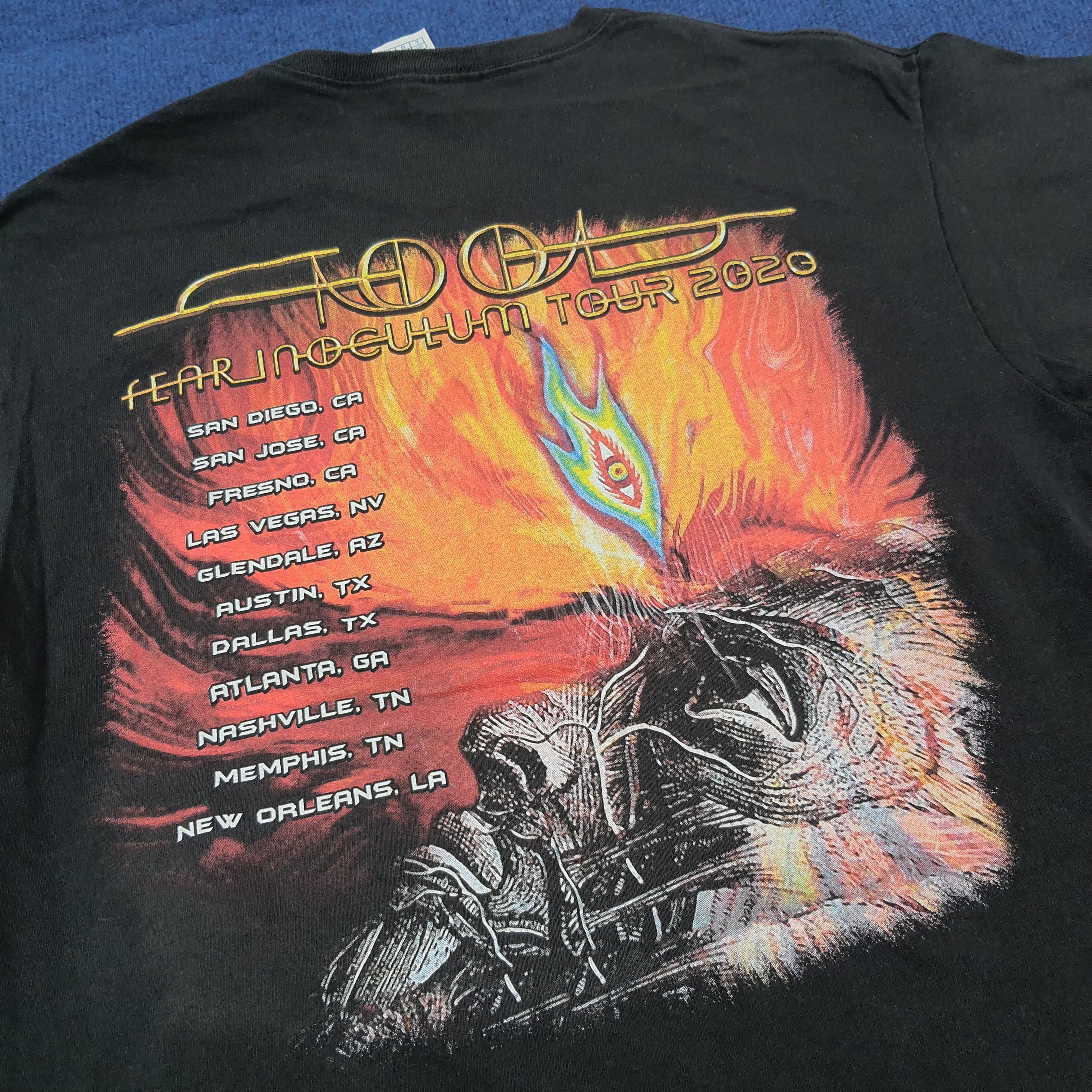 Delta Vintage Tool Fear Inoculum Tour 2020 Tshirt C299N62 Size US L / EU 52-54 / 3 - 4 Thumbnail