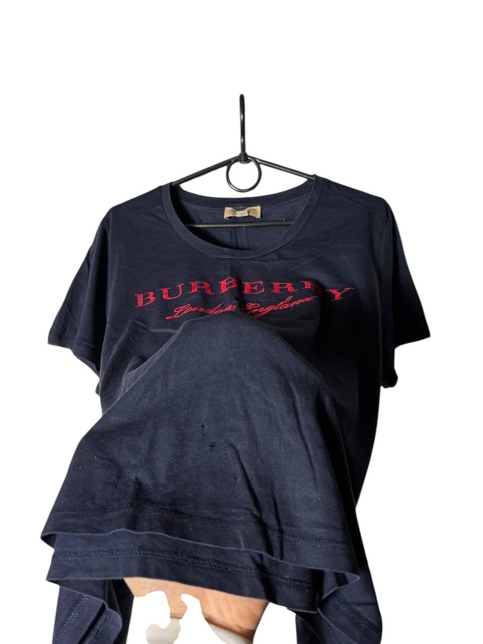 Burberry Burberry London England Velour logo T-Shirt tee sz M Size US M / EU 48-50 / 2 - 6 Thumbnail