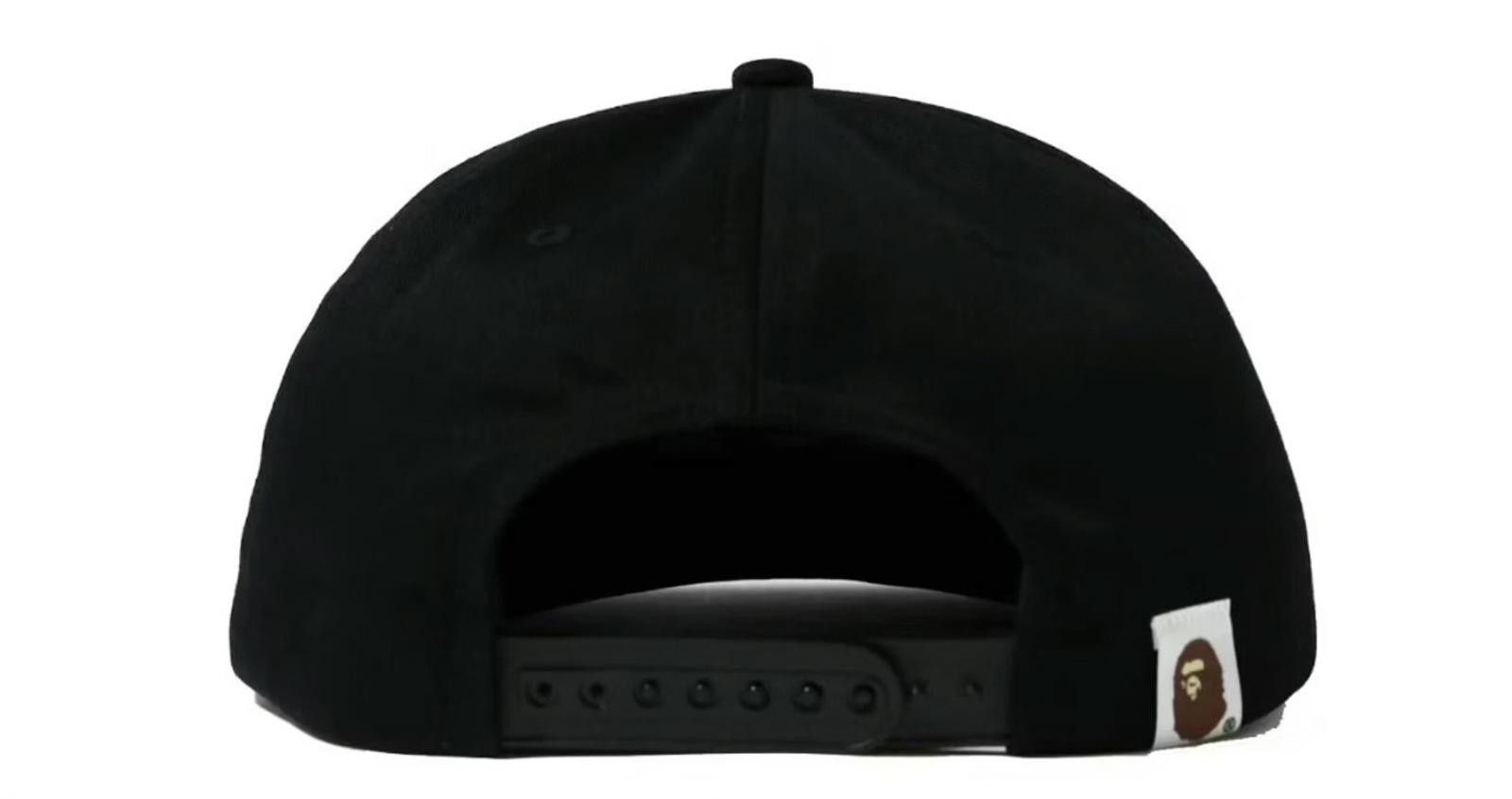 Bape BAPE x Baby Milo Snapback Hat w/ Double Brim Black All-Over Size ONE SIZE - 9 Thumbnail