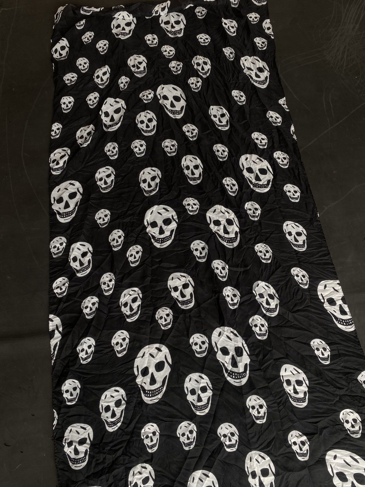 If Six Was Nine 💸BINDINGOFFER💸Japanese scarf Kmrii Styled Skull Size ONE SIZE - 4 Thumbnail