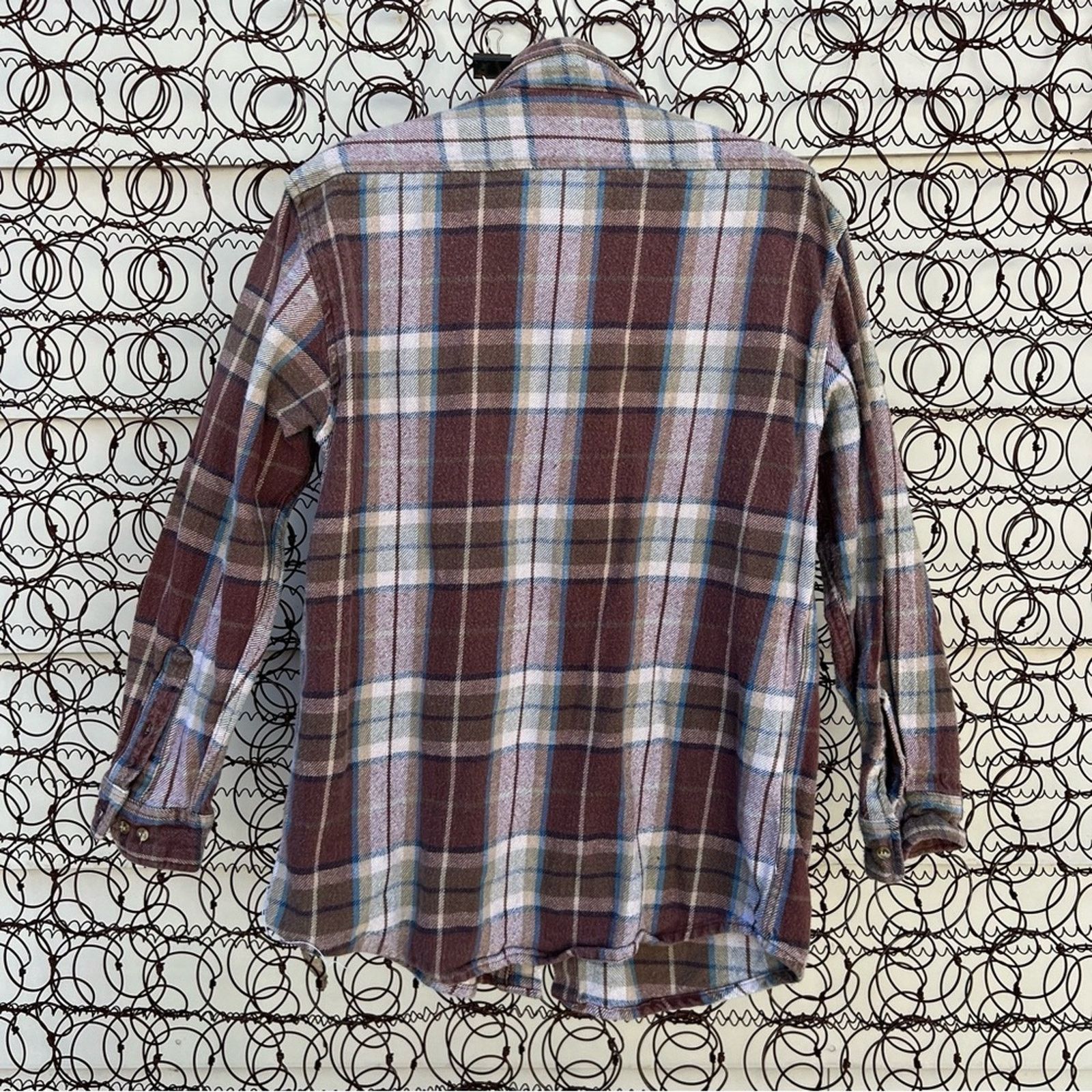 Vintage Northwest Territory Brown Plaid Flannel Shirt Shacket Button Size M / US 6-8 / IT 42-44 - 3 Thumbnail