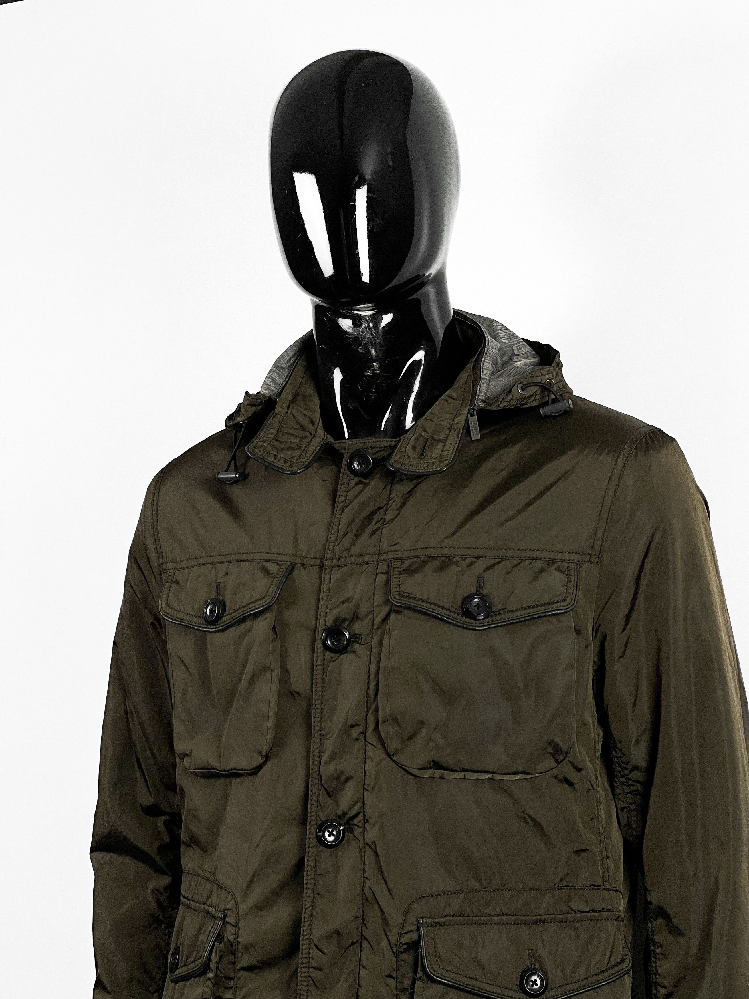 Armani Collezioni Armani Collezion Men`s Light Nylon Jacket Size US M / EU 48-50 / 2 - 8 Thumbnail