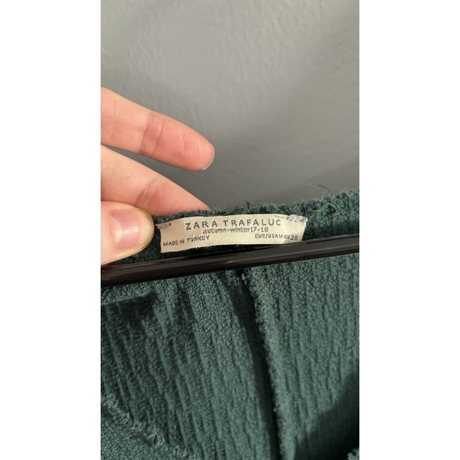 Zara Zara Dark Green Dress Size M / US 6-8 / IT 42-44 - 2 Thumbnail