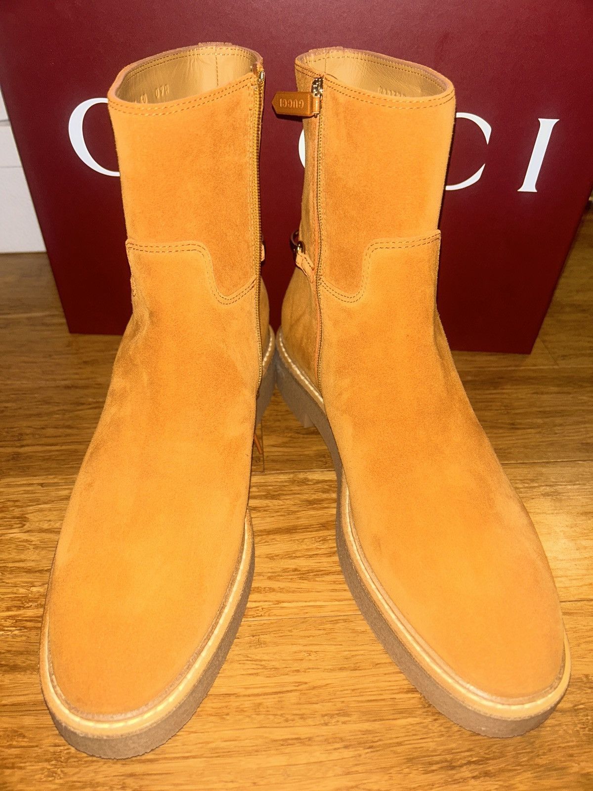 Gucci Gucci Horsebit Edith Ankle Boots Suede size 40 811378 Size US 10 / IT 40 - 7 Thumbnail