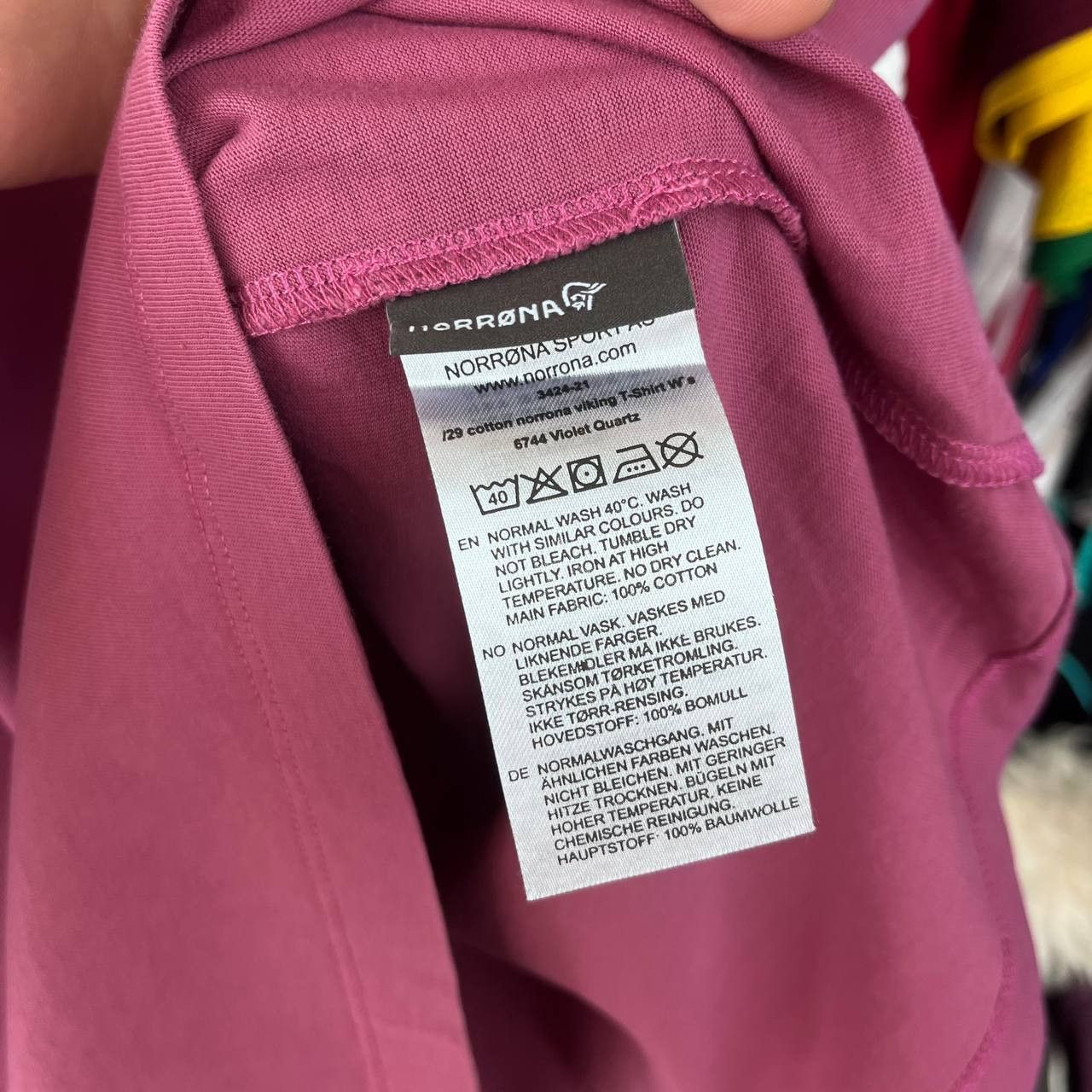Norrona Womens Norrona Outdoor Hiking Gorpcore Tshirt Violet Quartz Size XS / US 0-2 / IT 36-38 - 8 Thumbnail