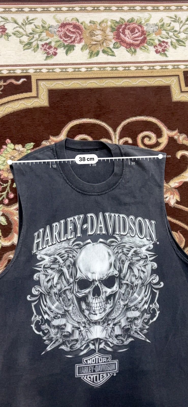 Harley Davidson × Vintage Sleeveless Shirt - Harley Davidson HD Size US M / EU 48-50 / 2 - 10 Thumbnail