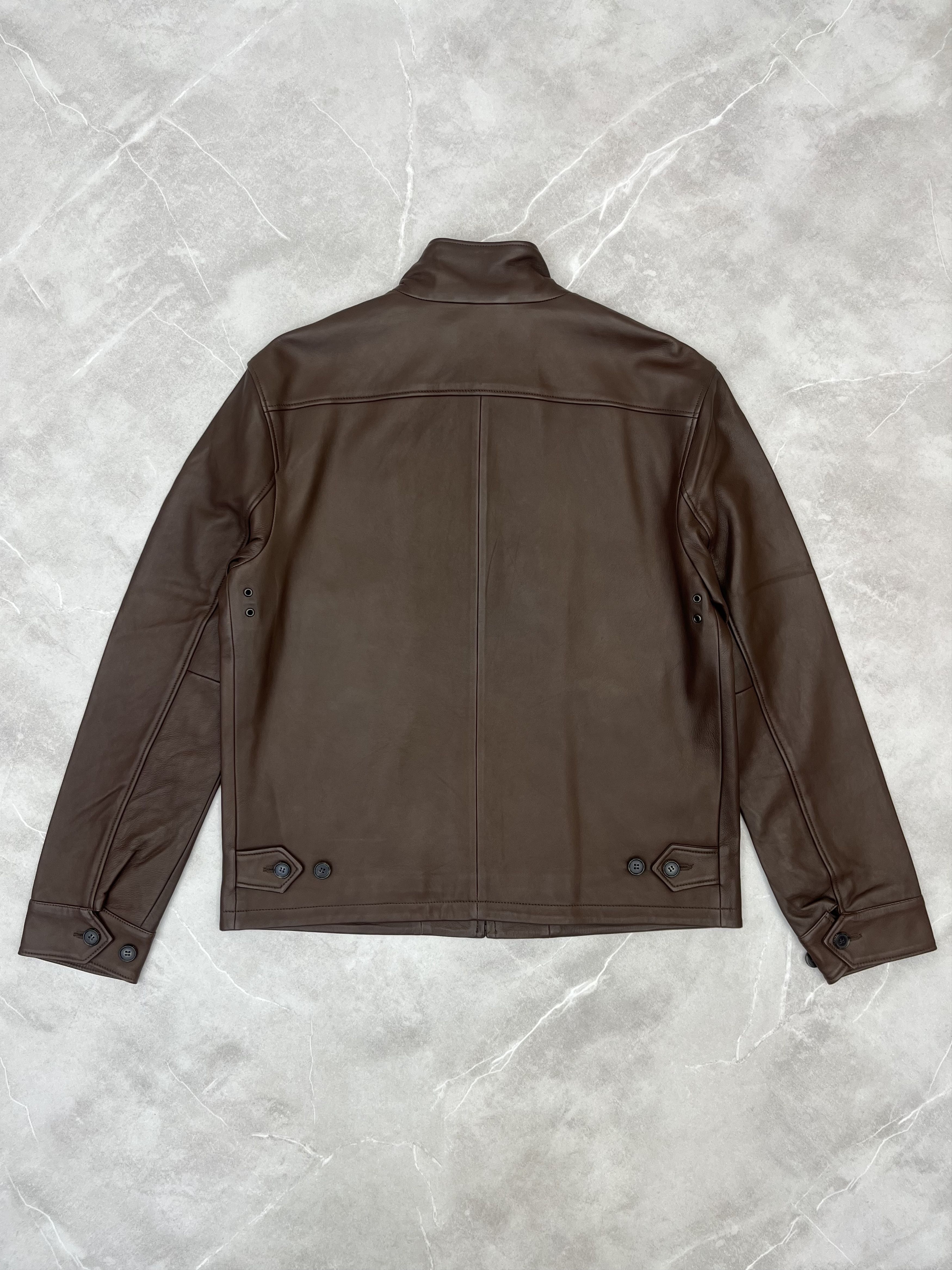 Polo Ralph Lauren Polo Ralph Lauren South Hampton Lamb Leather Biker Jacket Size US M / EU 48-50 / 2 - 4 Thumbnail
