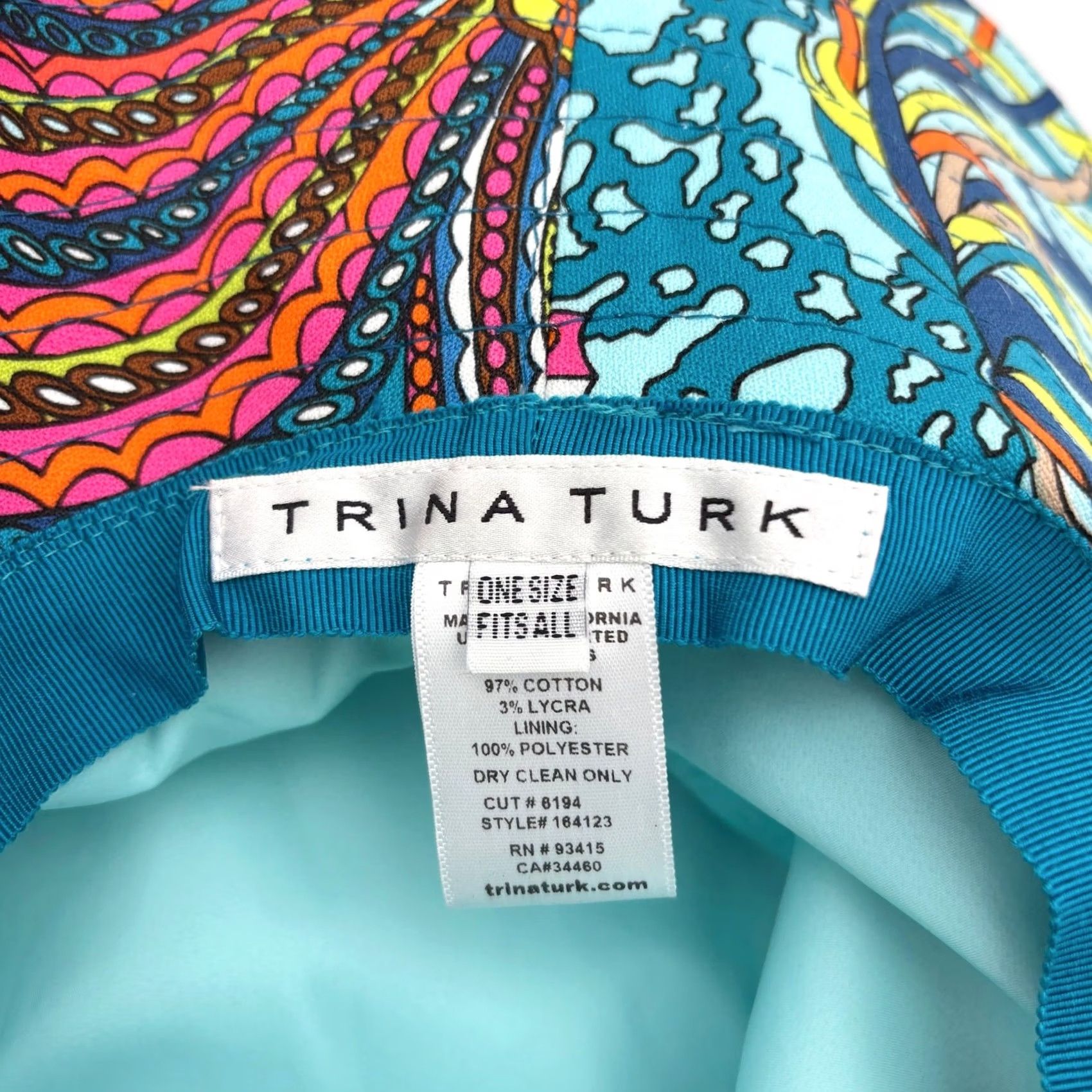 Trina Turk Trina Turk Disney Finding Dory Nemo Sun Hat Wide Brim Beach Vacation Size ONE SIZE - 7 Thumbnail