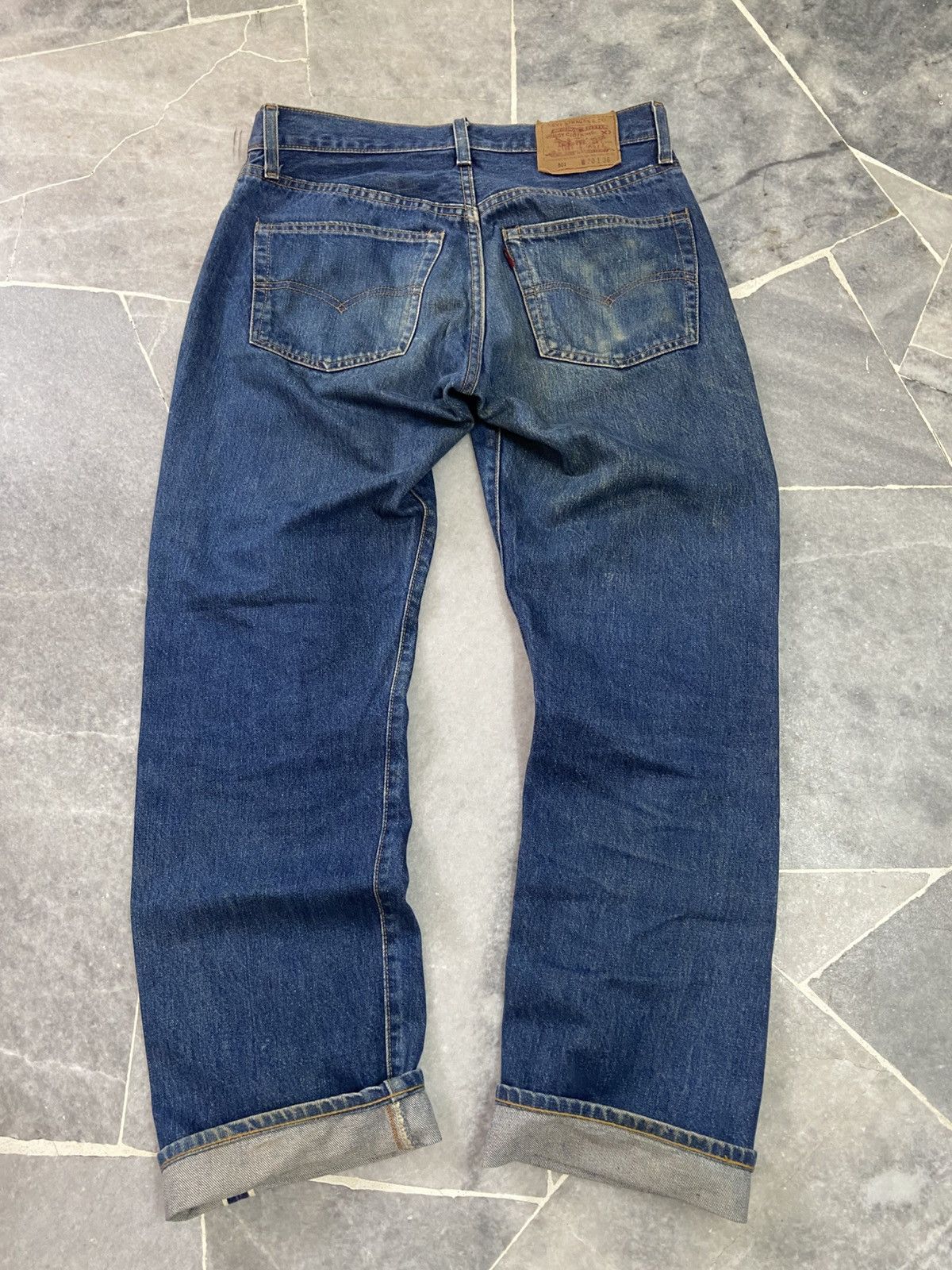 Levi's Vintage 70s Levis 501 Big E Selvedge jeans Size US 30 / EU 46 - 8 Thumbnail