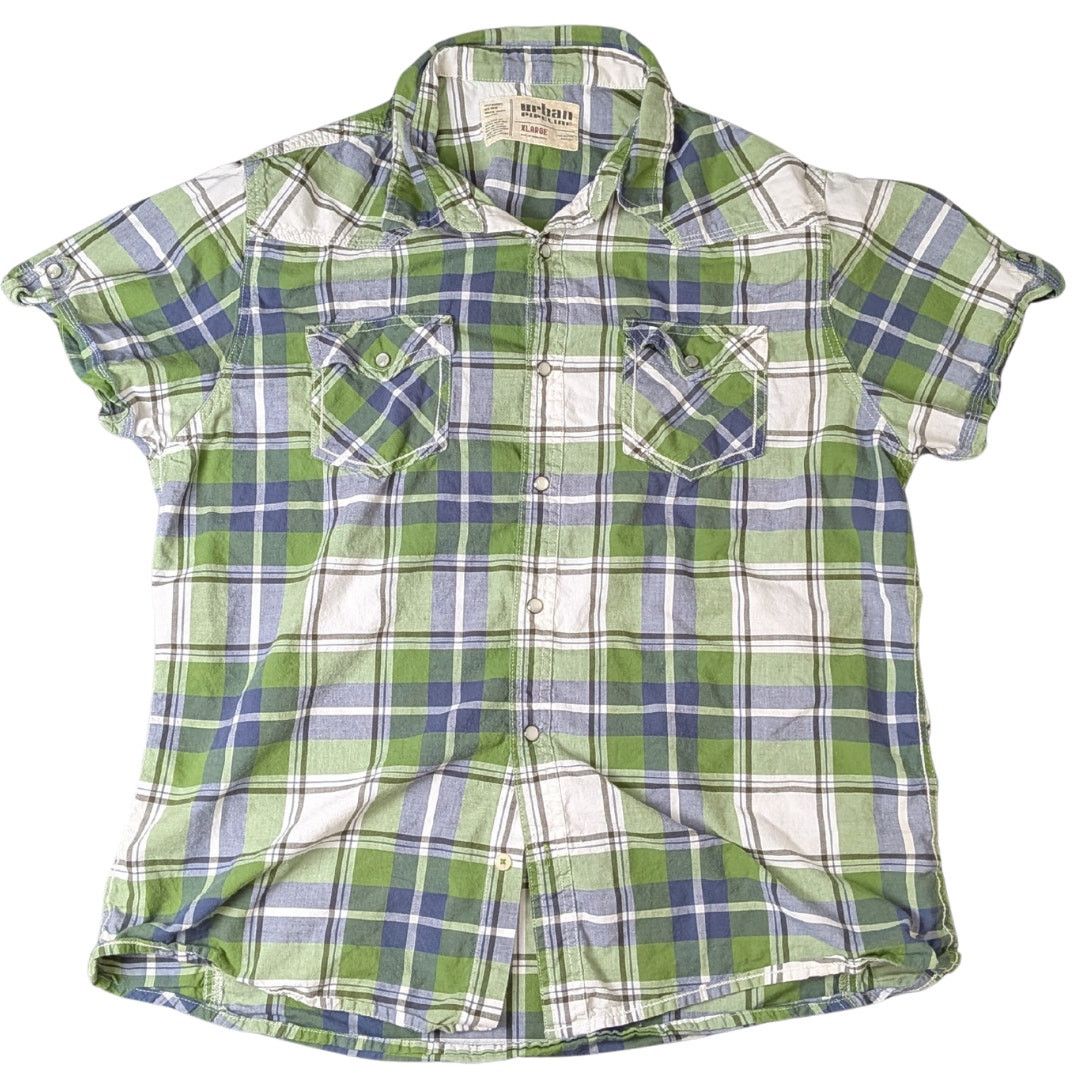 Urban Pipeline Vintage Urban Pipeline Y2K Pearl Snap Skater Button-Up Size US XL / EU 56 / 4 - 1 Thumbnail