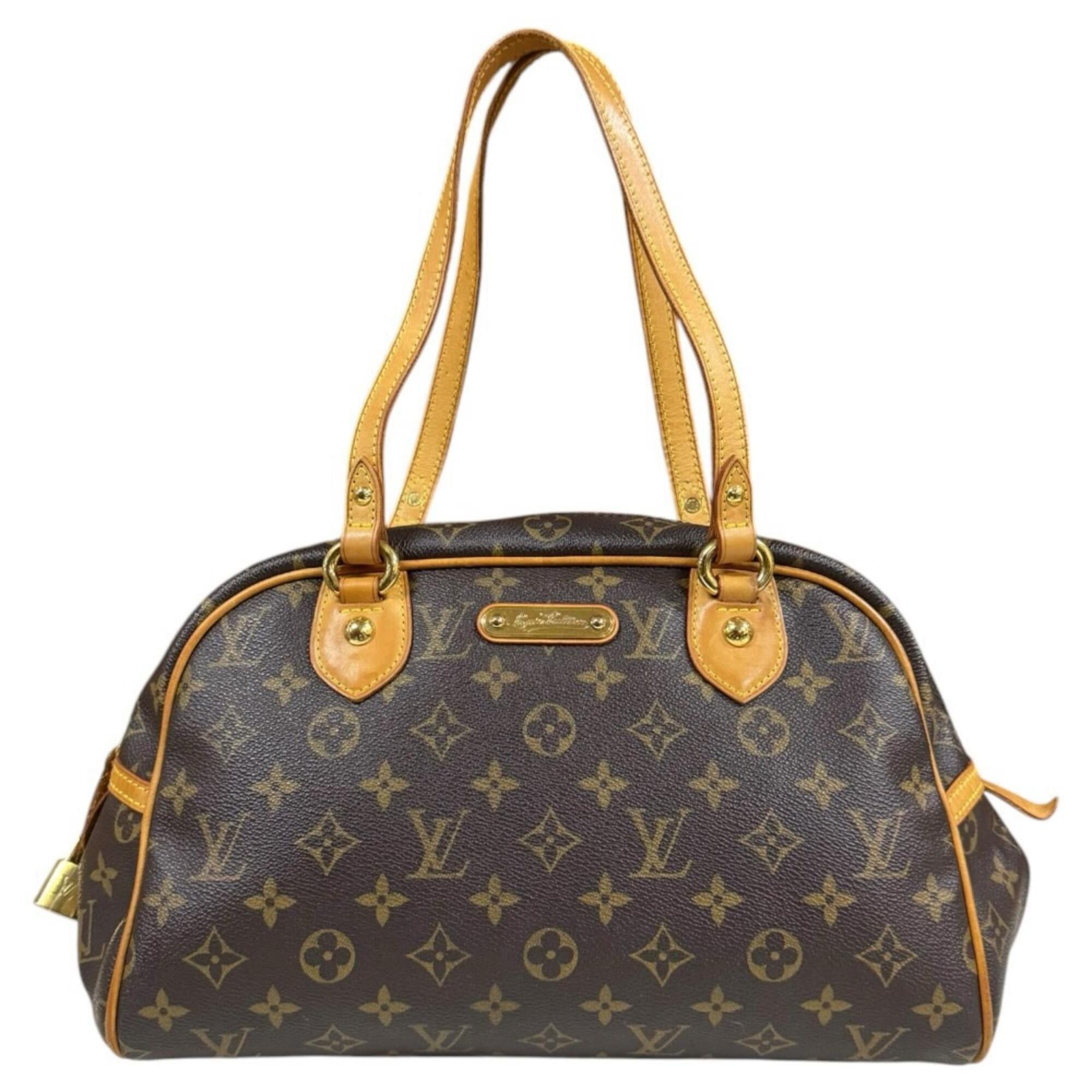 Louis Vuitton Louis Vuitton Montorgueil PM Monogram Shoulder Bag, Canvas M95565 Brown, Women's LOUIS VUITTON Size ONE SIZE - 1 Thumbnail