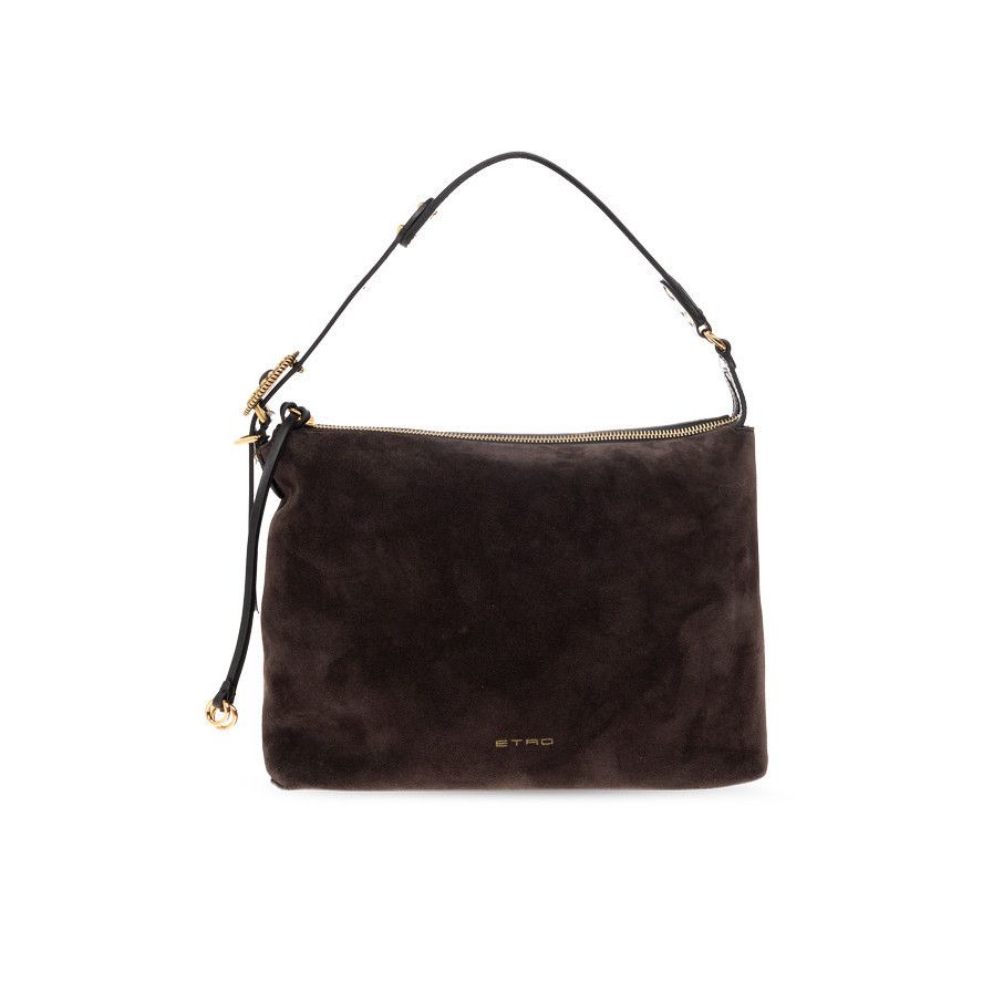 Etro ETRO Hobo Medium Dark Brown Suede Shoulder Bag New & Authent Size ONE SIZE - 1 Thumbnail