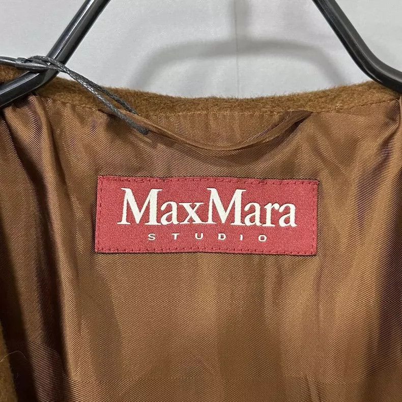 Max Mara Max Mara Wool coat with fur collar Size L / US 10 / IT 46 - 4 Thumbnail