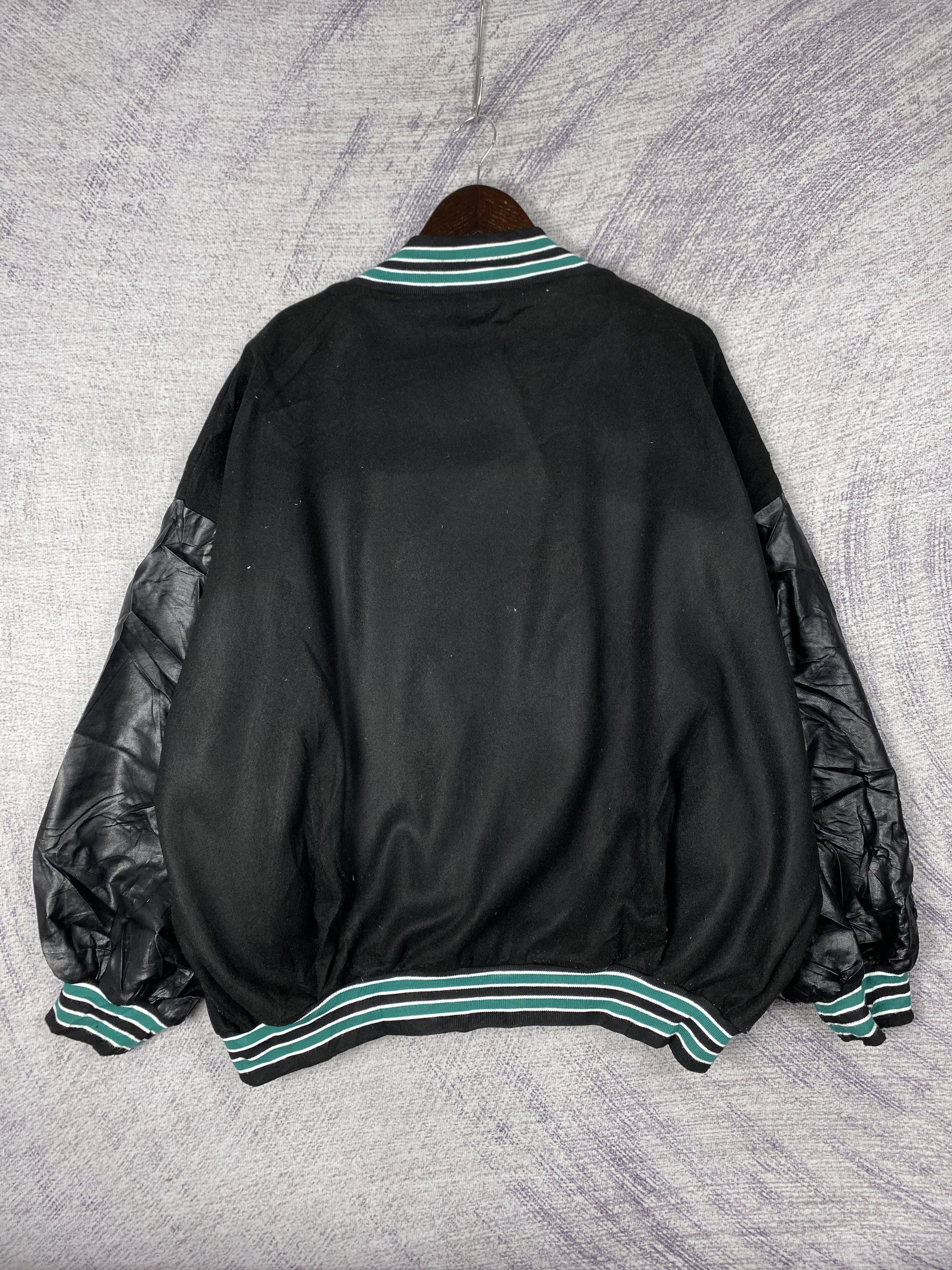 Shein Vintage Shein Sleeve Pvc Varsity Jacket Size US L / EU 52-54 / 3 - 6 Thumbnail