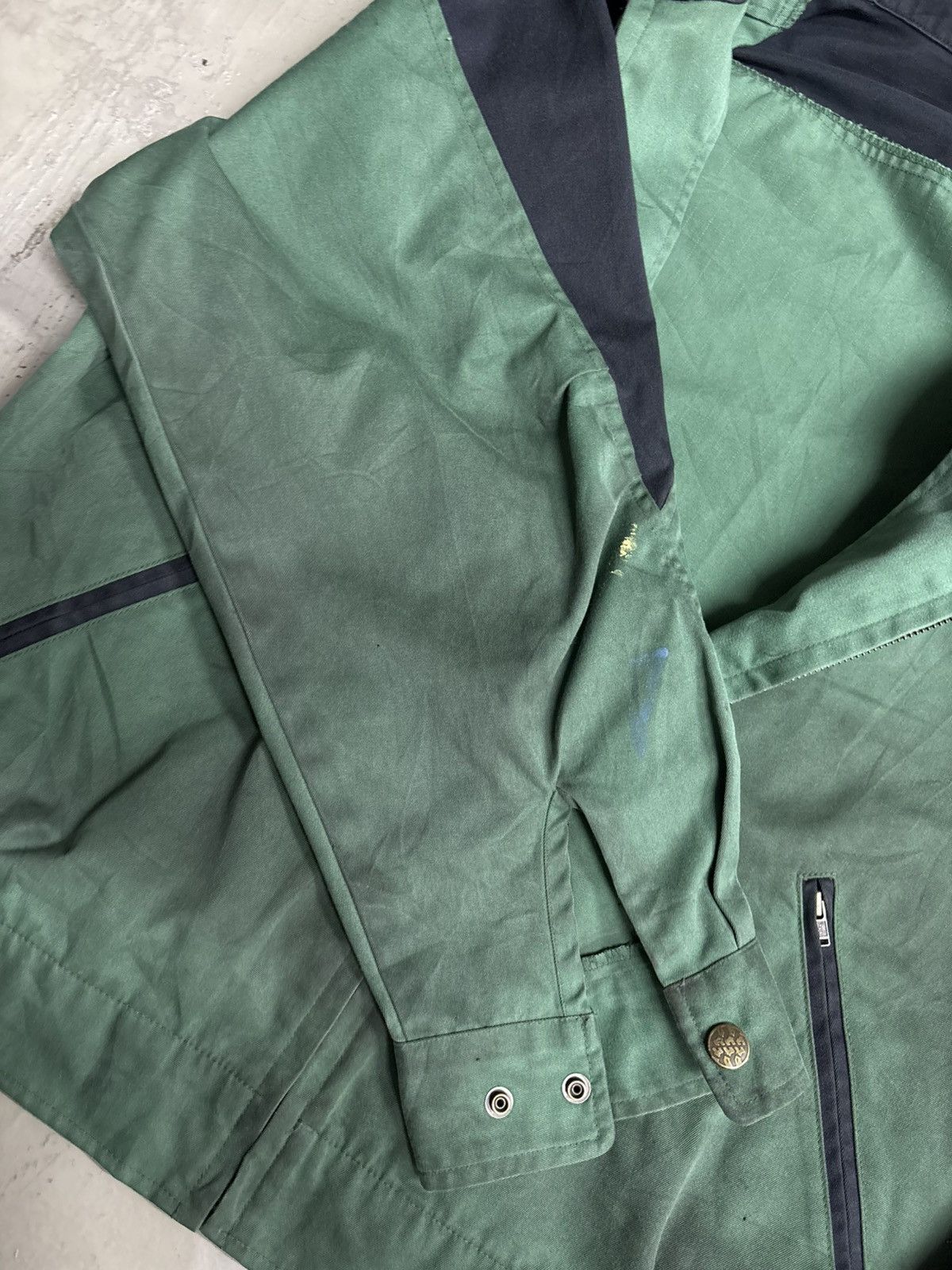 Japanese Brand Vintage Yokohama Work Jacket Distressed Size US M / EU 48-50 / 2 - 13 Thumbnail