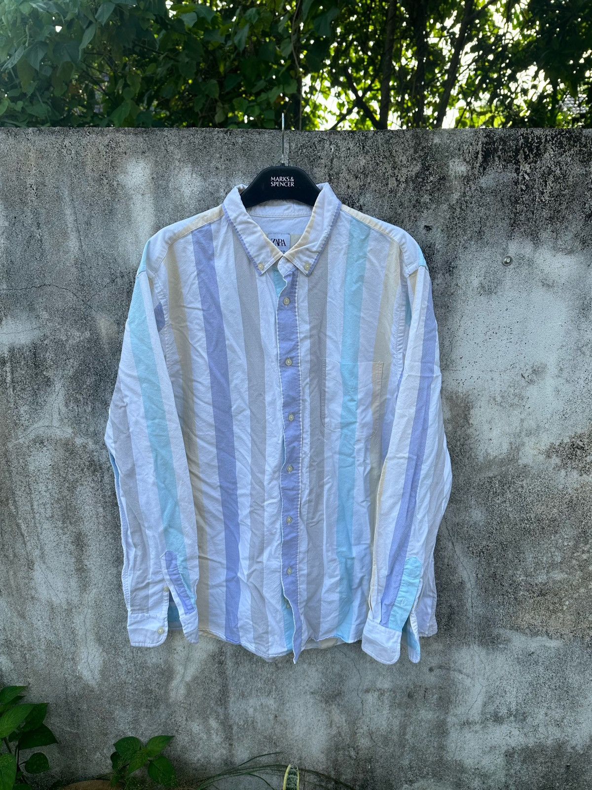 Zara ZARA stripes shirts Size US XL / EU 56 / 4 - 5 Thumbnail