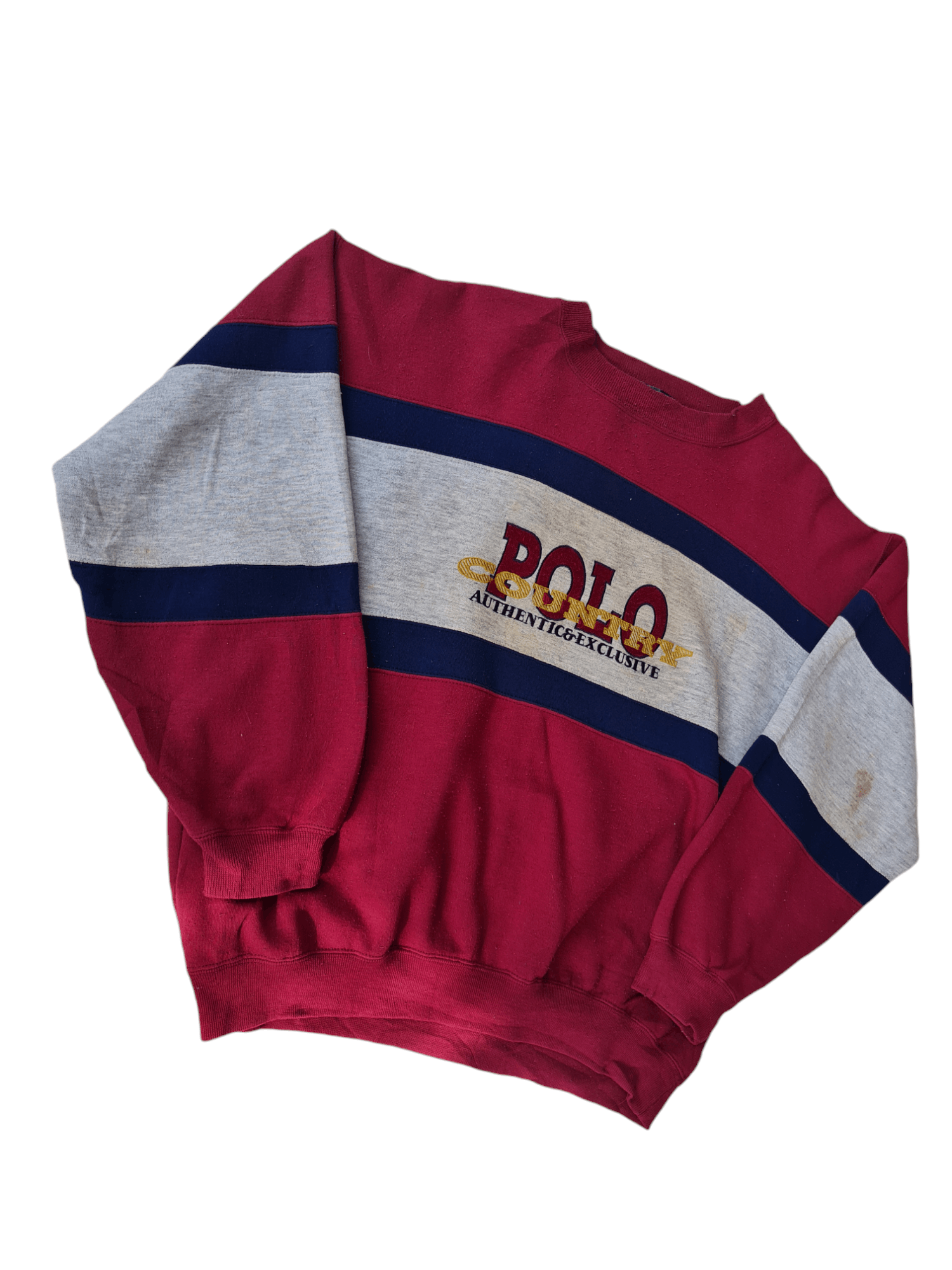 Vintage Vtg Polo Country Sweatshirt Size US L / EU 52-54 / 3 - 3 Thumbnail