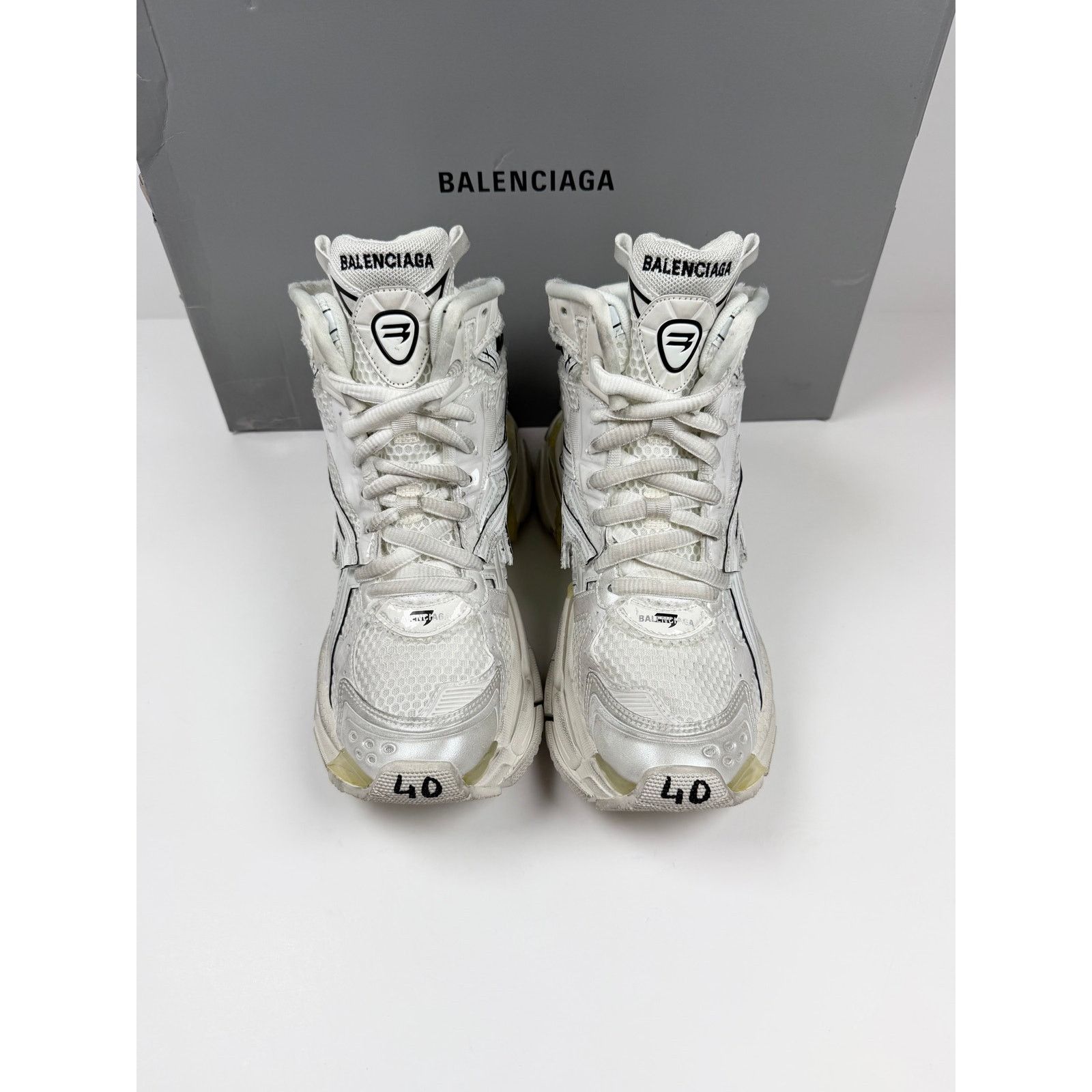 Balenciaga Size 40EU/7US - Balenciaga Runner Distressed High Top NEW Size US 7 / EU 40 - 3 Thumbnail
