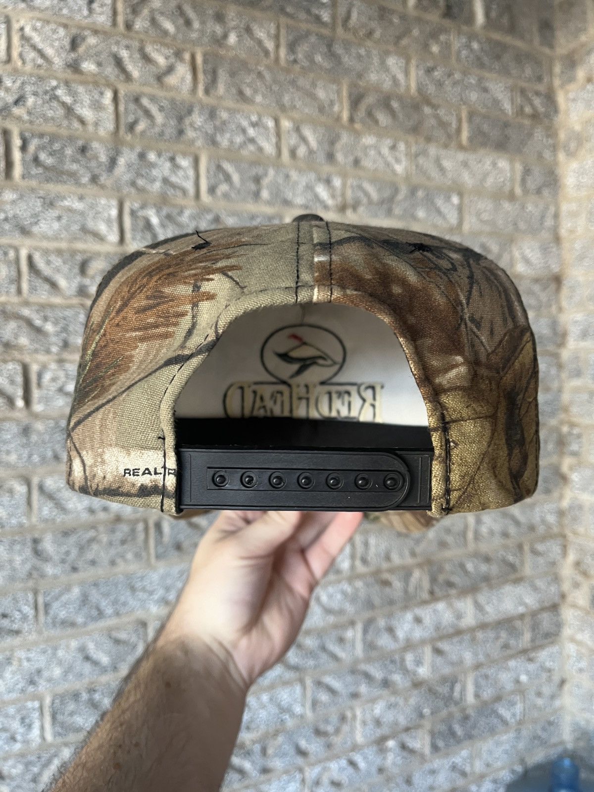 Sports Specialties × Vintage Vintage Real Tree Red Head Camo SnapBack Hat Size ONE SIZE - 3 Thumbnail