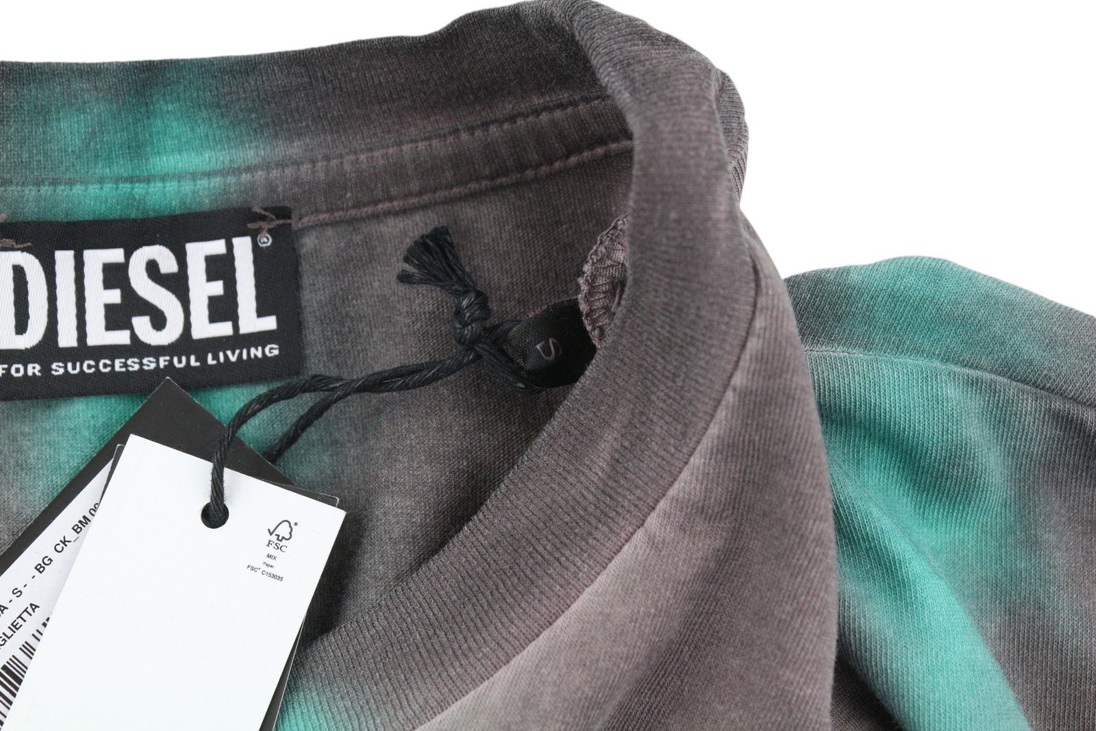 Diesel T-JUST-B52 S Acid Wash Crew Stretch T-Shirt 84108 Size US S / EU 44-46 / 1 - 5 Thumbnail