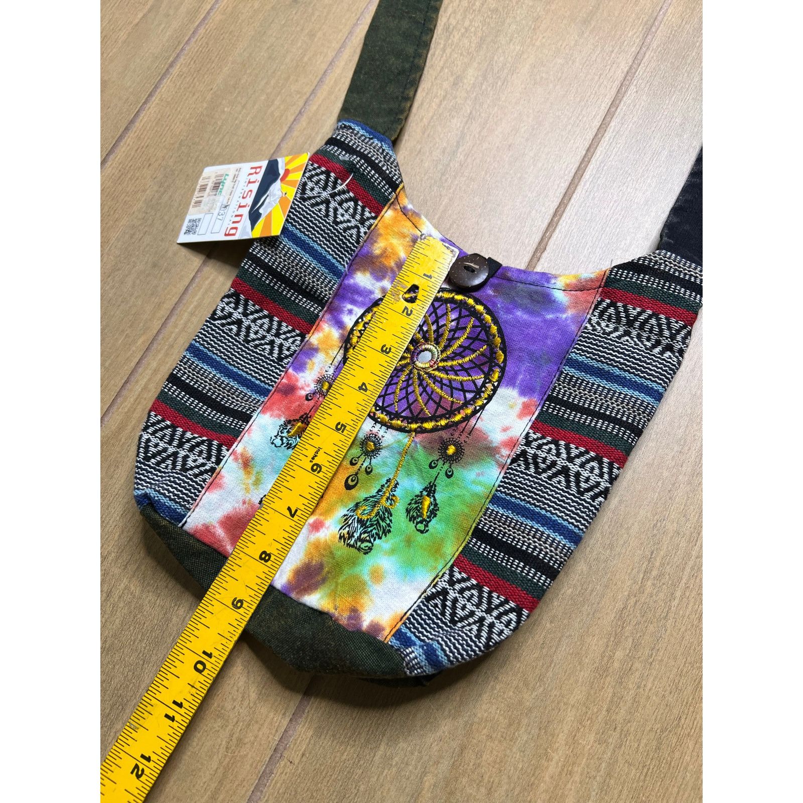 Vintage Rising International Dreamcatcher Boho Hobo Bag Tie Dye Size ONE SIZE - 5 Thumbnail