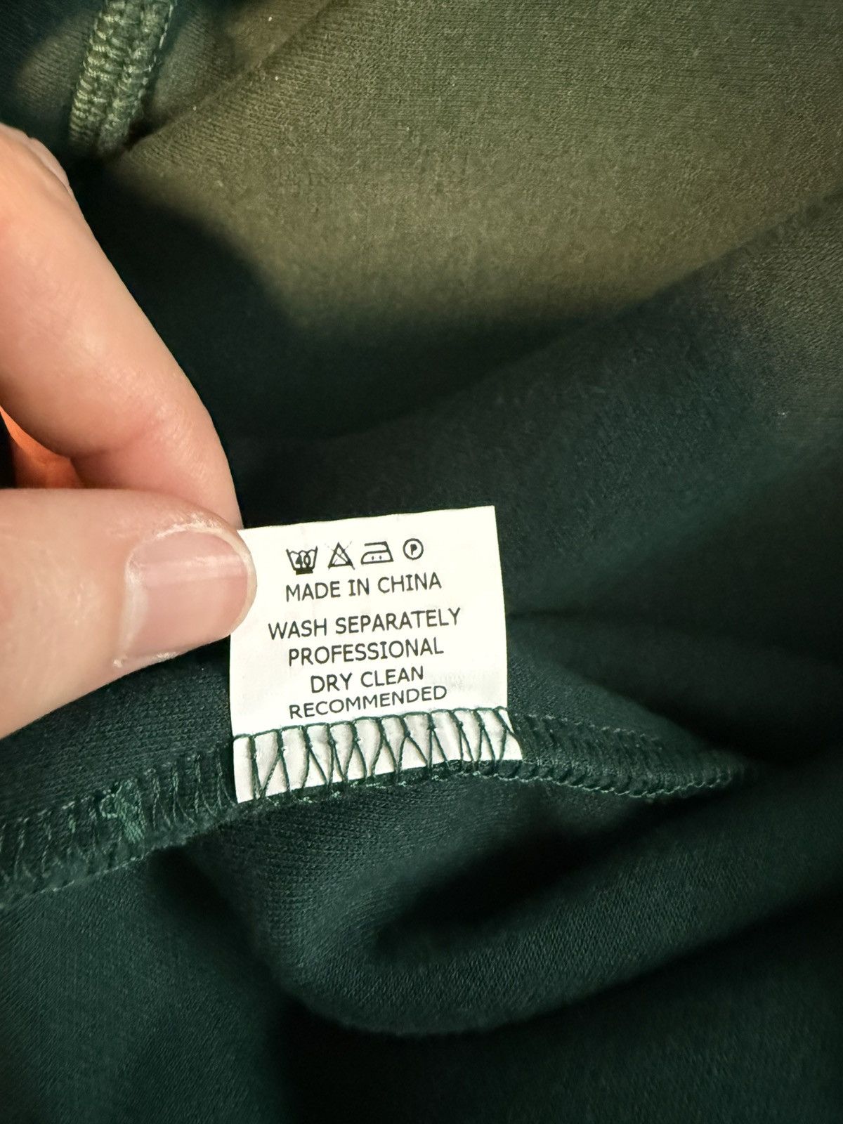 Other Green Reverse Fleece Sweater Size US L / EU 52-54 / 3 - 4 Thumbnail