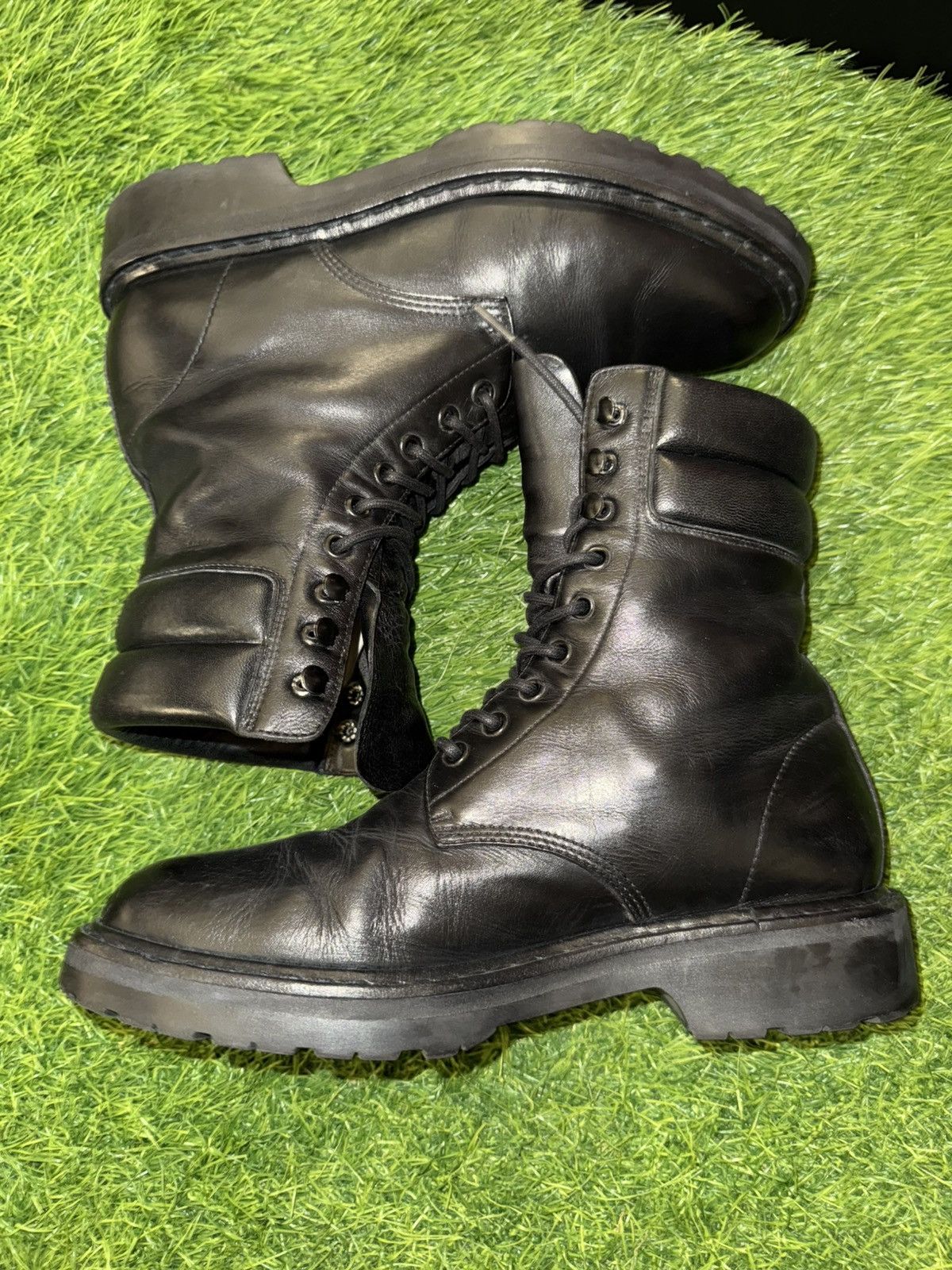 Saint Laurent Paris Saint Laurent Commando Combat Boots Size US 8.5 / EU 41-42 - 4 Thumbnail