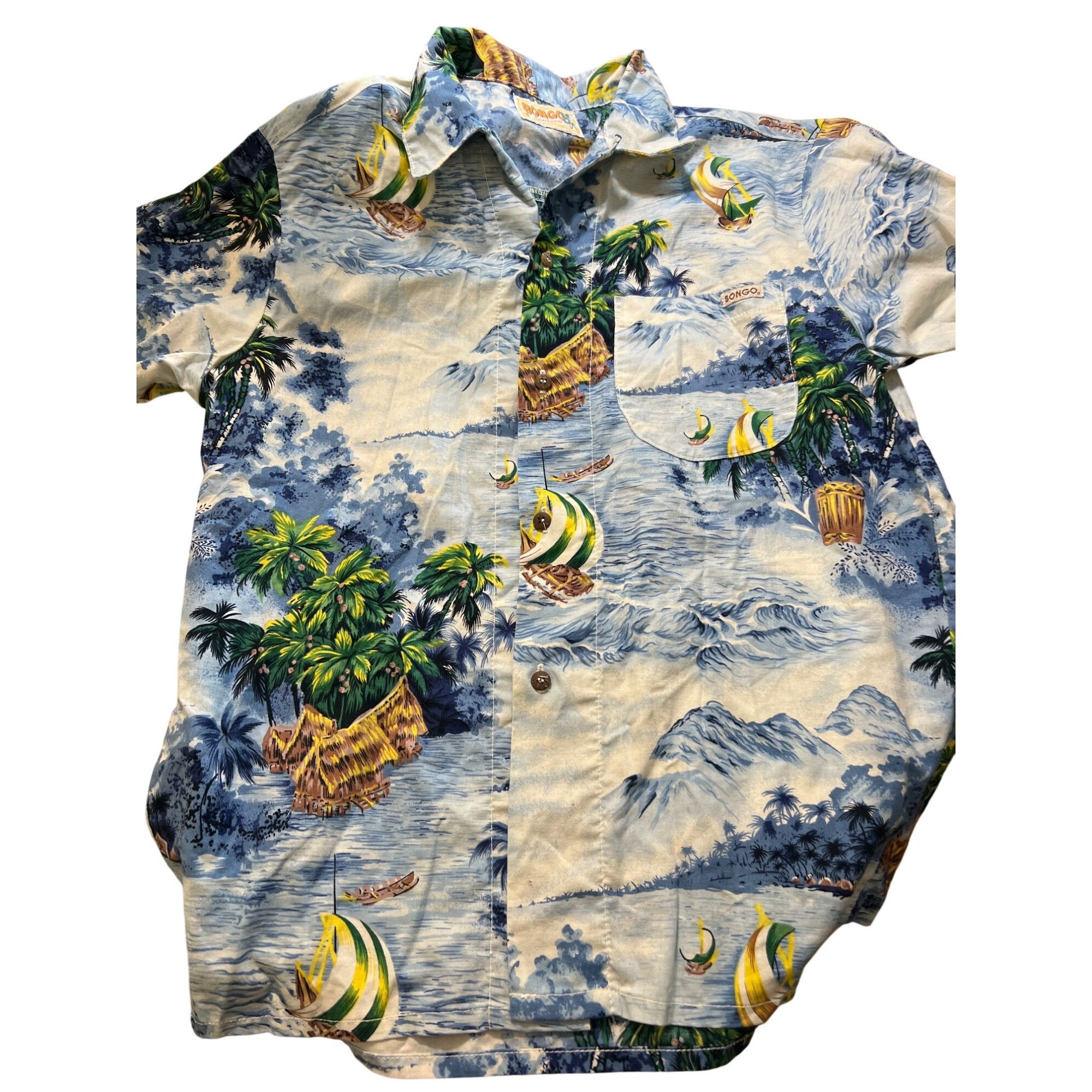 Other Vintage Bongo Beachwear Gene Montesano Hawaiian Shirt Tropic Size US M / EU 48-50 / 2 - 1 Thumbnail