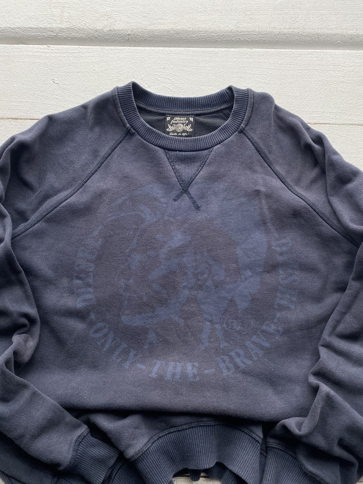 Diesel × Vintage 🔥OPIUM DIESEL LOGO AVANT GARDE SWEATSHIRT MENS LARGE punk Size US L / EU 52-54 / 3 - 2 Thumbnail