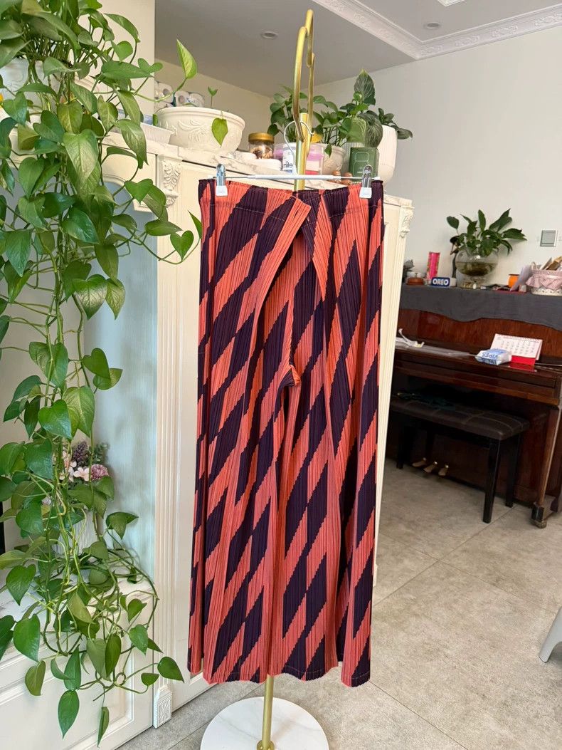 Issey Miyake Issey Miyake size:5 Lightning straight-leg pants Size 42" / US 20 - 6 Thumbnail