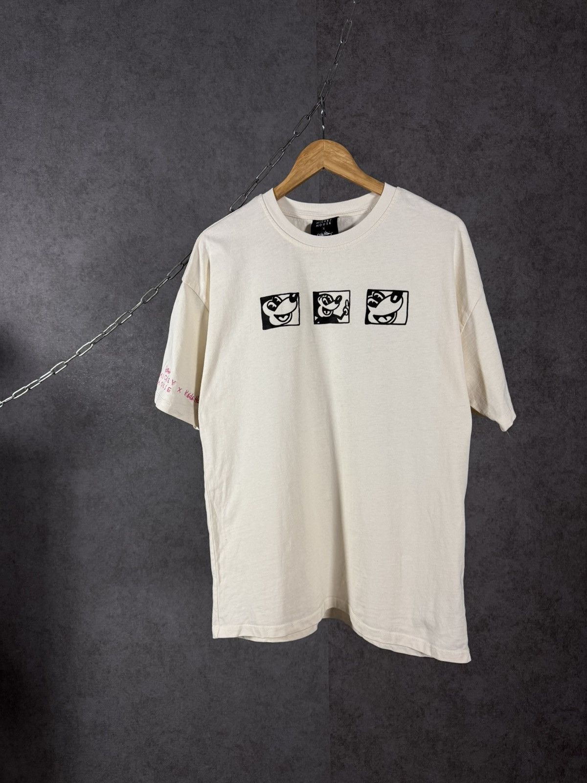 Keith Haring Keith Haring x Mickey Mouse overprinted tee Size US S / EU 44-46 / 1 - 1 Thumbnail