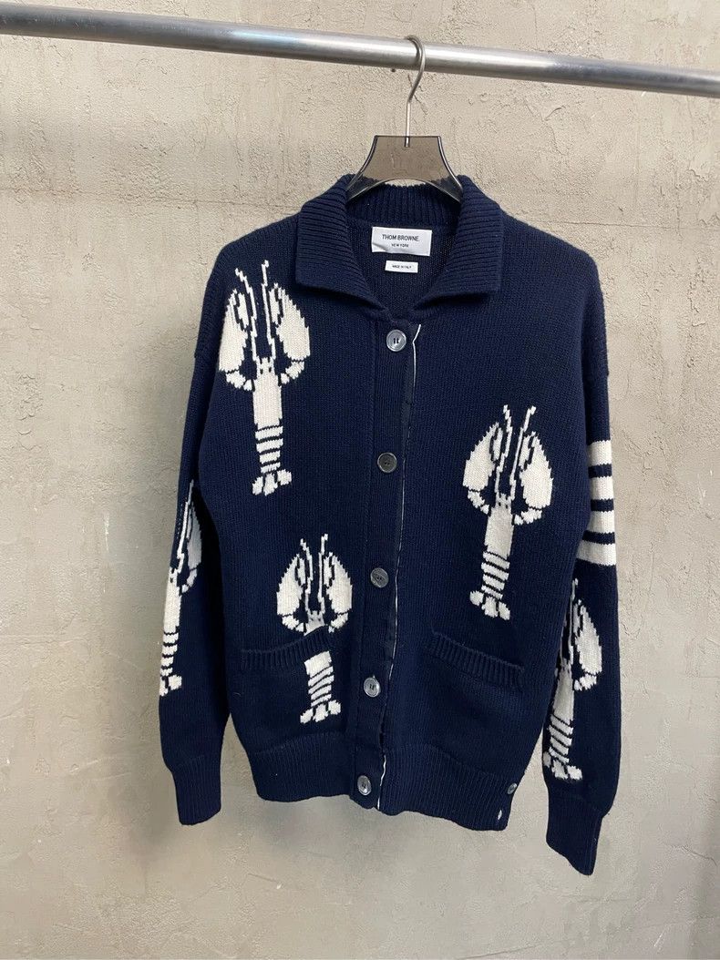Thom Browne Thom Browne Size 00 Dark blue lobster limited four-stripe Size US XXS / EU 40 - 1 Thumbnail