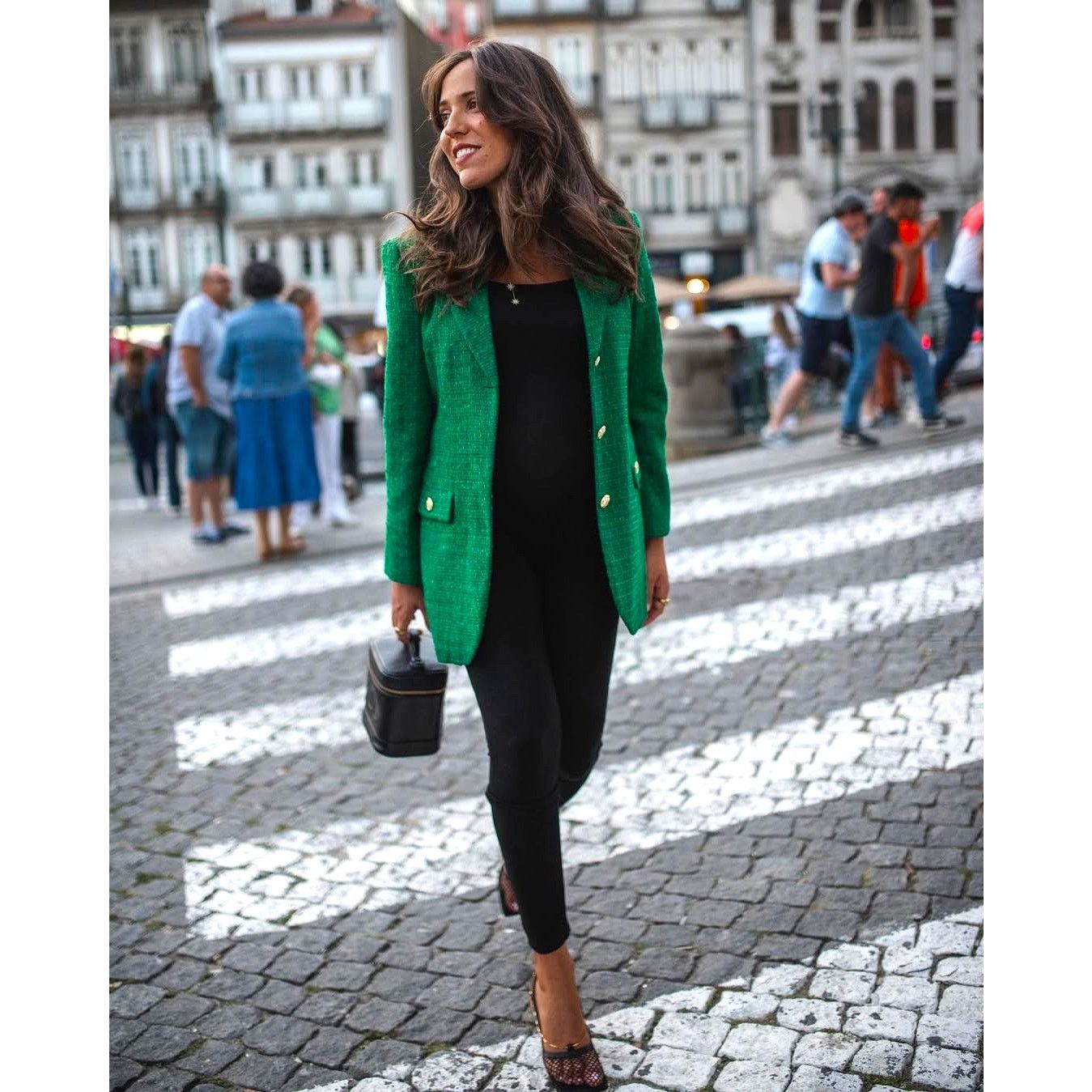 Zara ZARA BLOGGER FAVE!!! Blazer with Contrast Buttons NWT Size S / US 4 / IT 40 - 19 Thumbnail