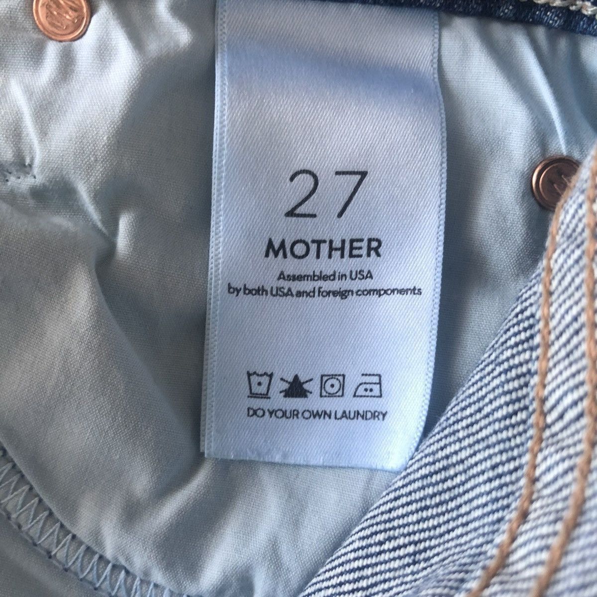 MOTHER Mother Grunge Step Waist Destroy The Dazzler Shift Jean 27 Size 27" / US 4 / IT 40 - 12 Thumbnail